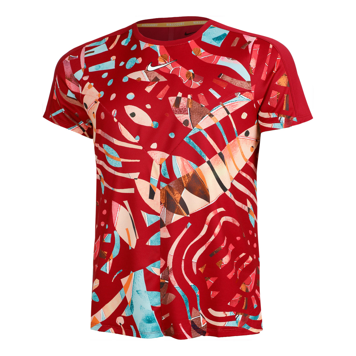 Nike Dri-Fit Court Slam T-shirt Hommes - berry, multicouleur