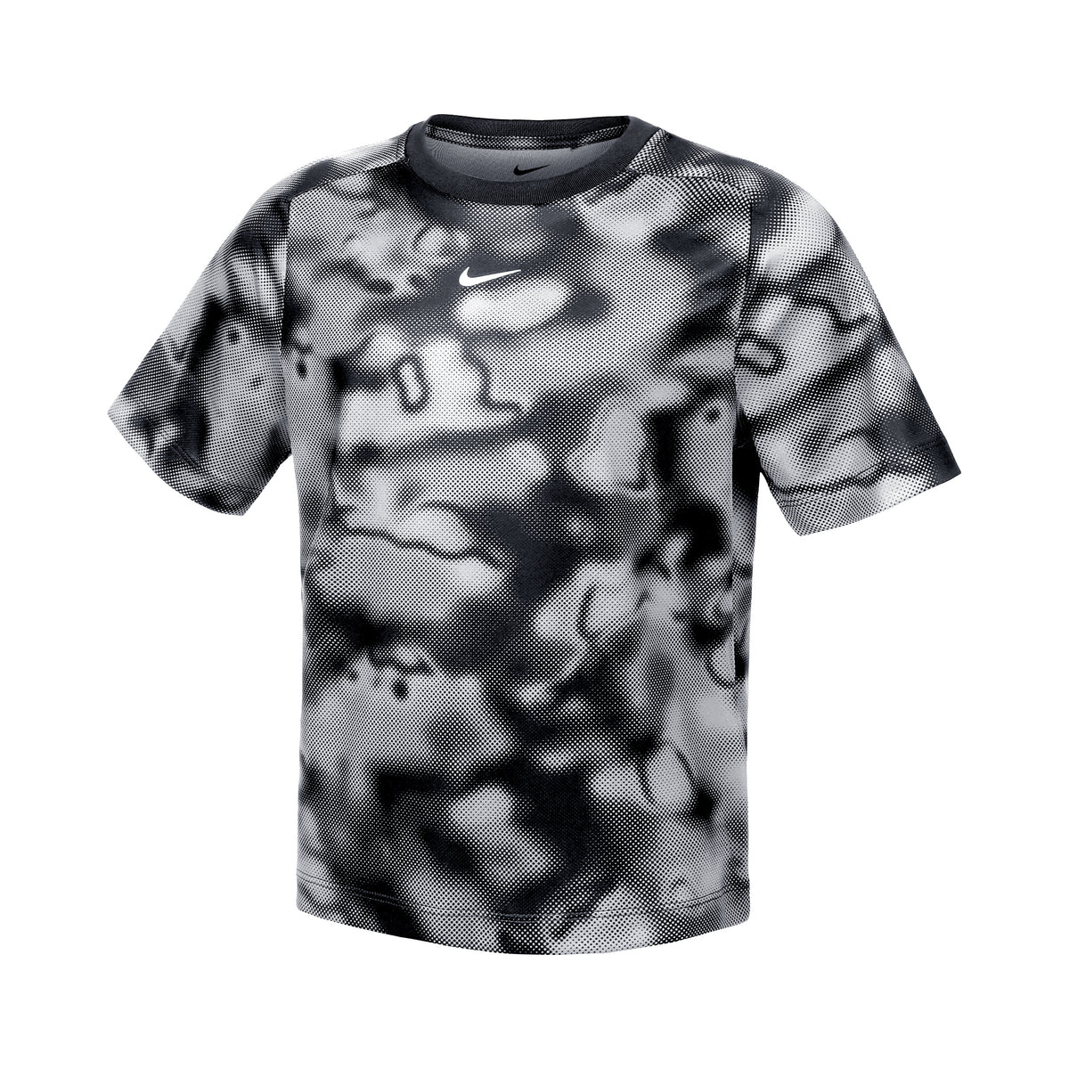 Nike Dri-Fit Printed T-shirt Garçons - noir, blanc