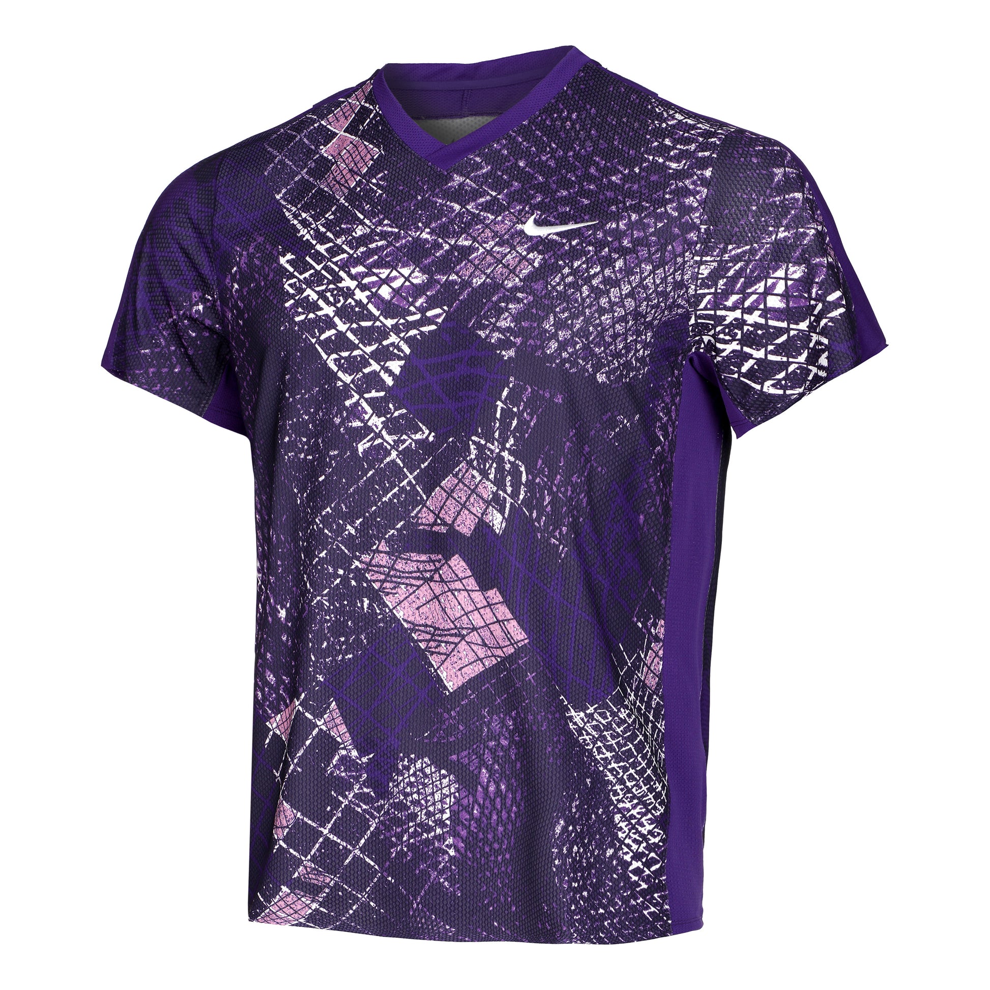 Nike Dri-Fit Court Novelty T-shirt Hommes - violet, multicouleur