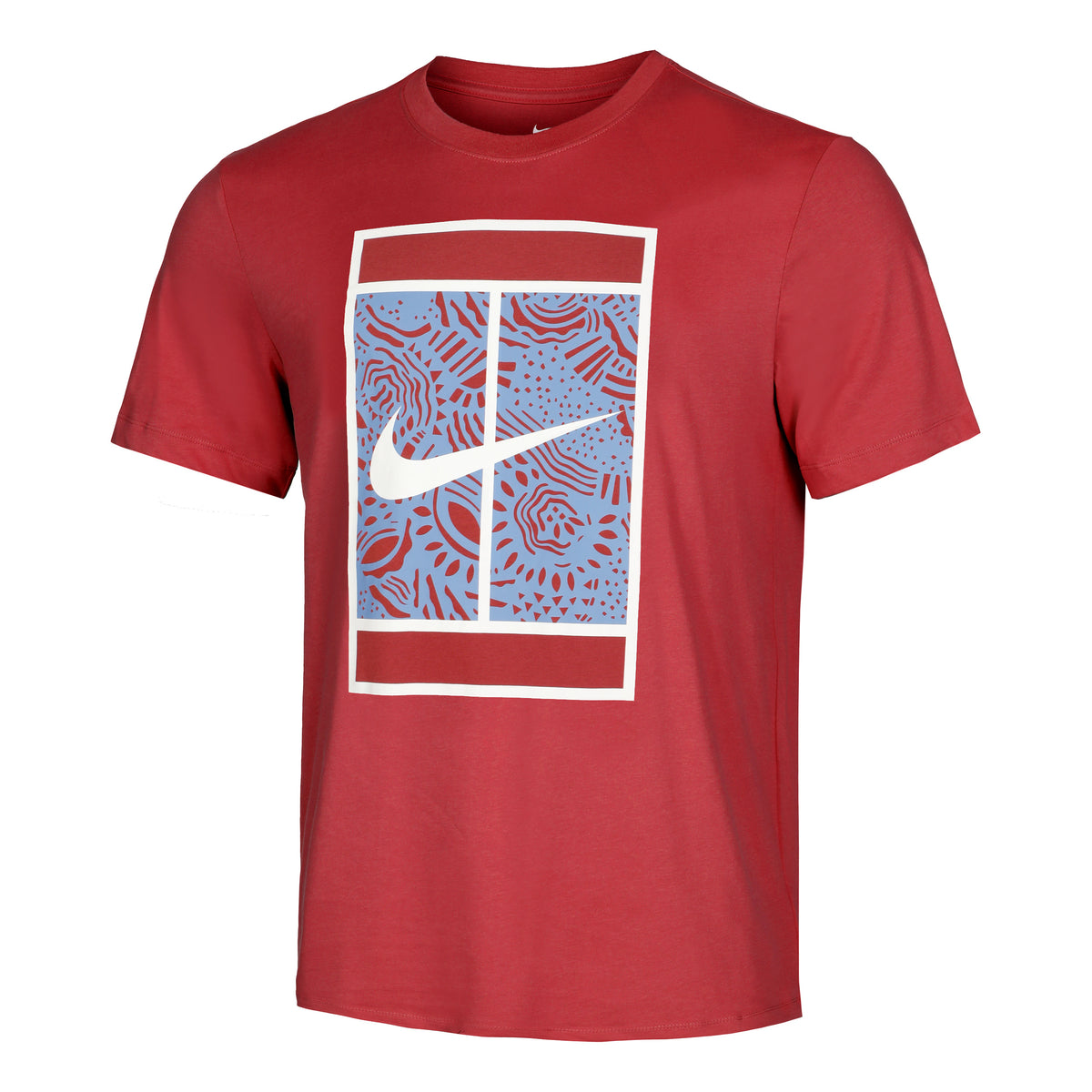 Nike Dri-Fit Court T-shirt Hommes - rouille, multicouleur