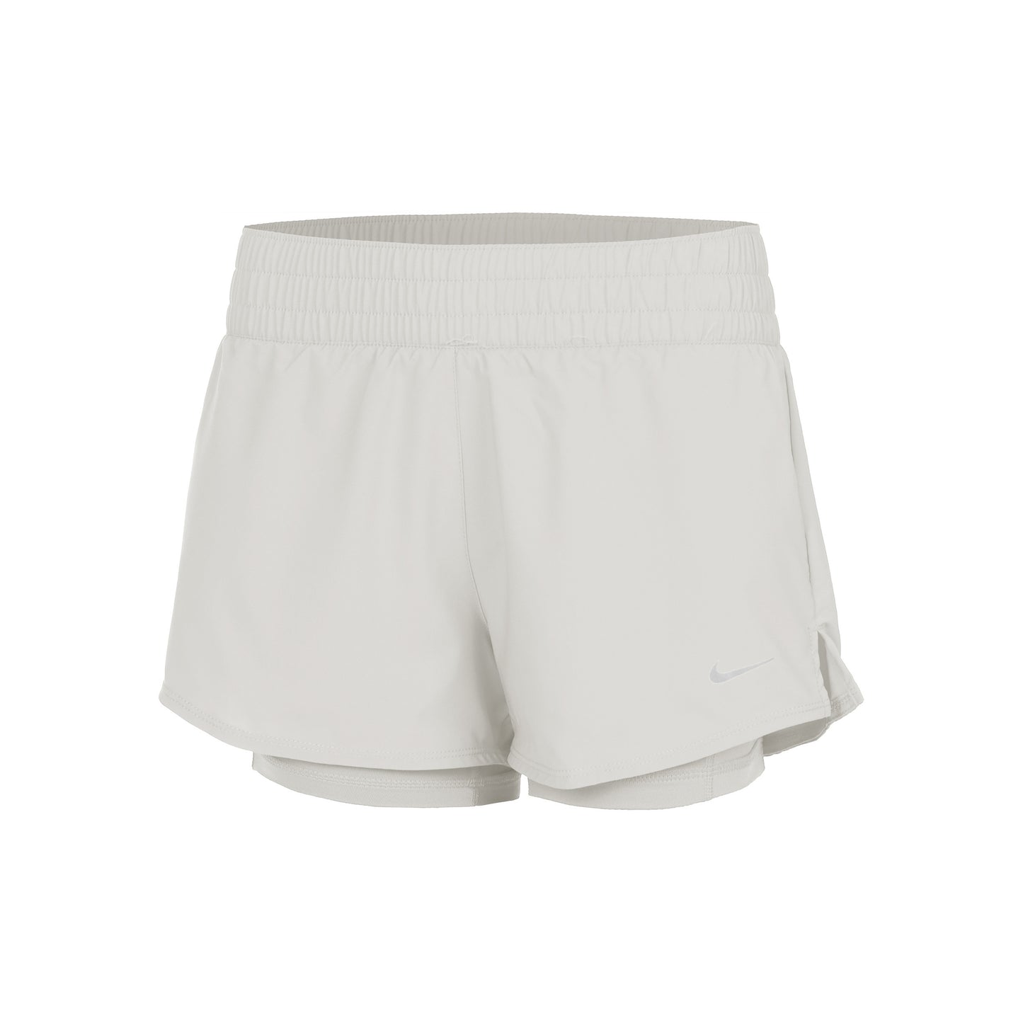 Nike Dri-Fit One Mid Rise 2in1 3in Shorts Femmes - crème,