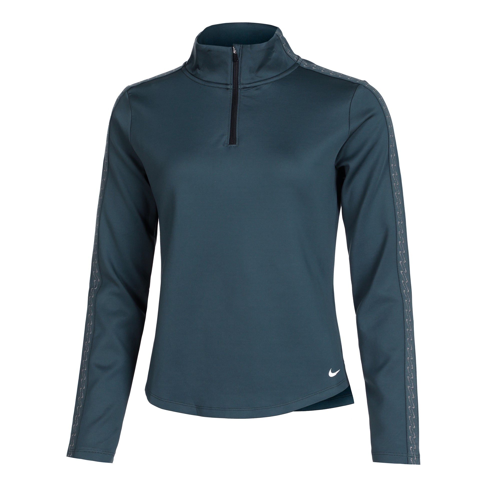 Nike Therma-FIT One Half-Zip Maillot de course Femmes - bleu petrol,