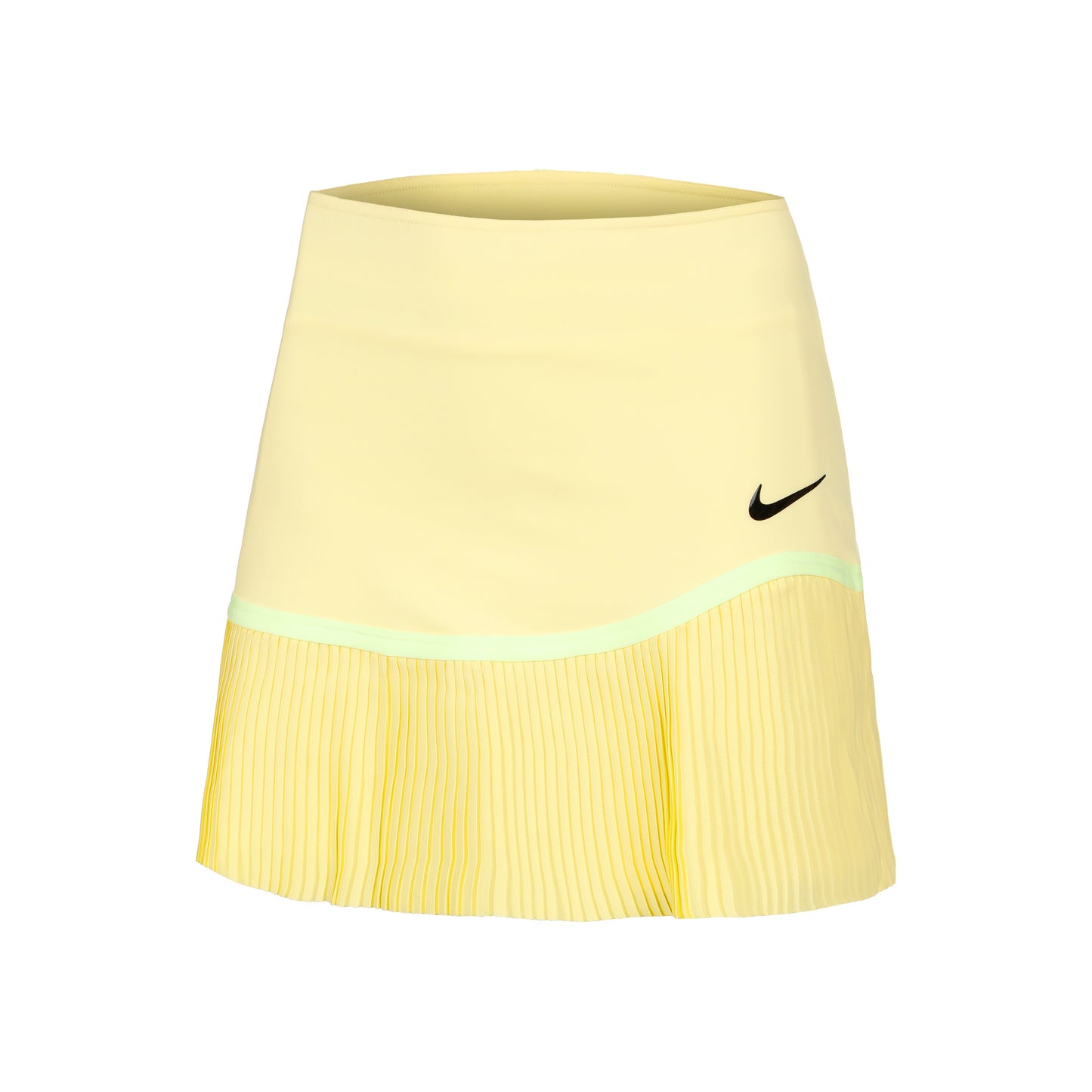 Nike Dri-Fit Advantage Pleated Jupe Femmes - jaune citron,