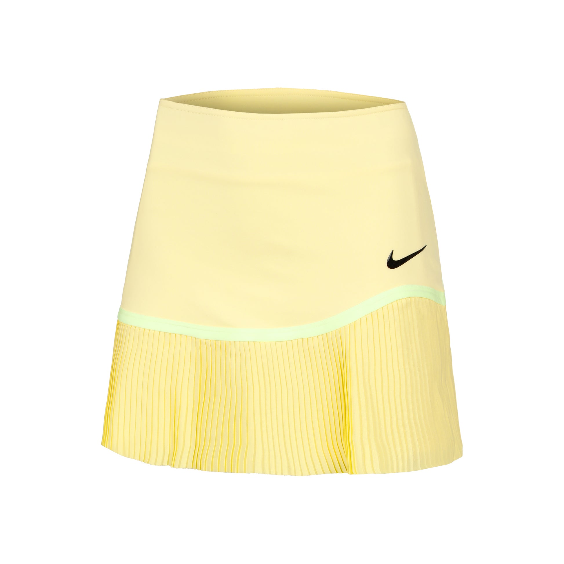 Nike Dri-Fit Advantage Pleated Jupe Femmes - jaune citron,