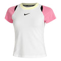 Court Dri-Fit Advantage T-shirt Femmes - blanc, pink