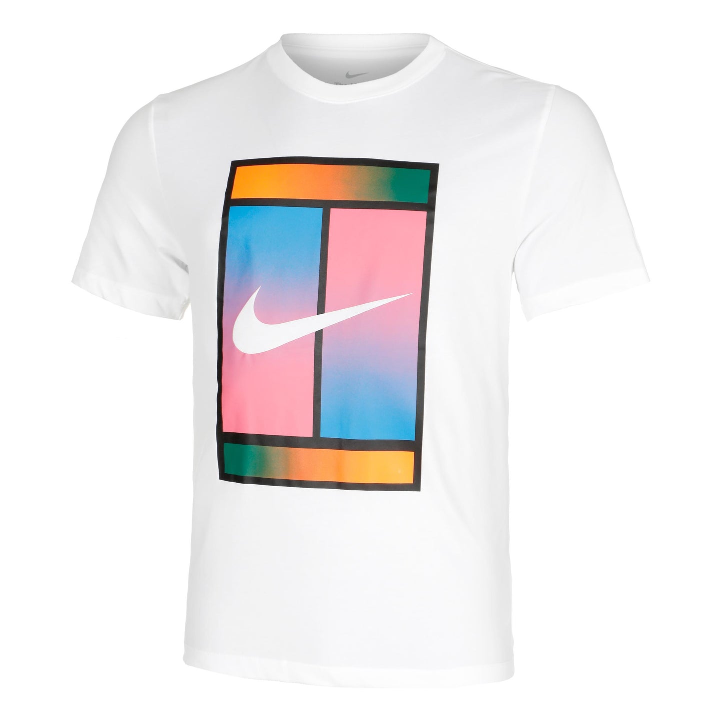 Nike Court Dri-Fit  Heritage T-shirt Hommes - blanc,