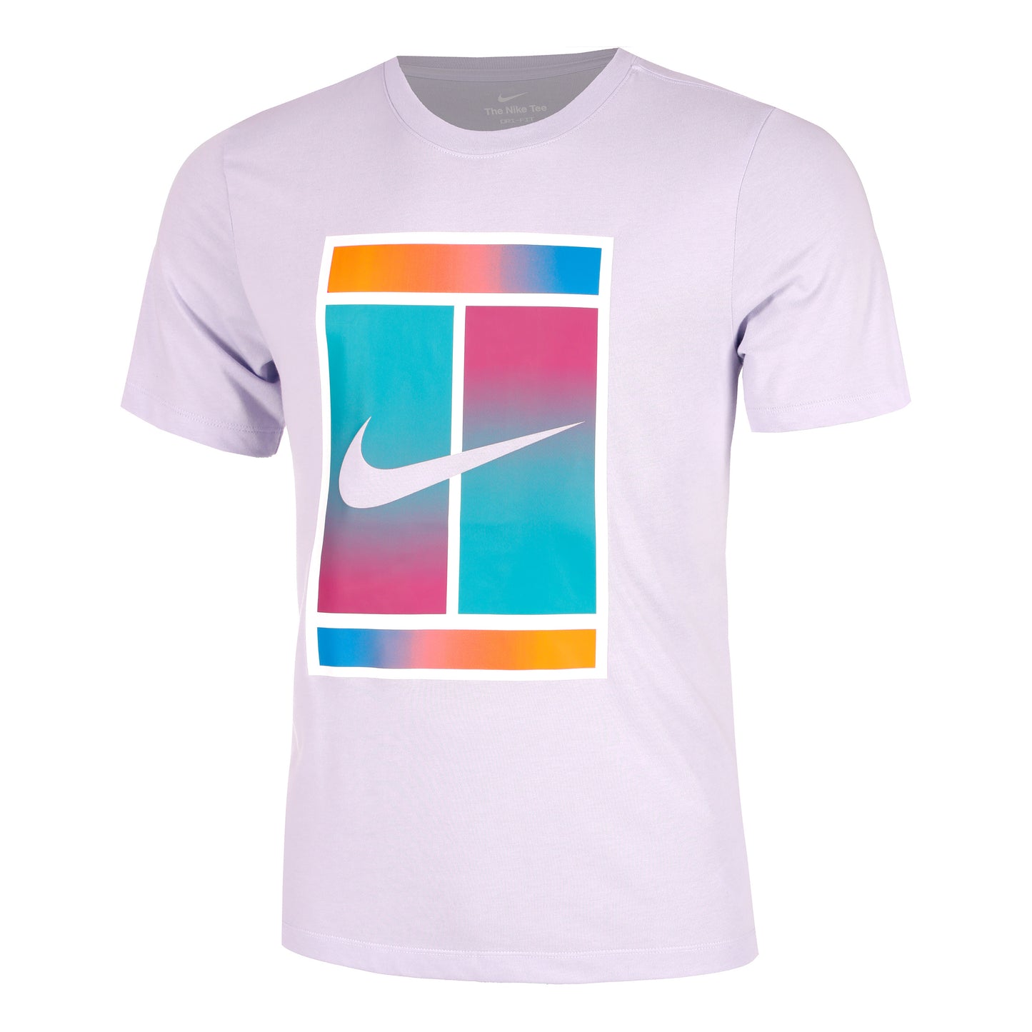 Nike Court Dri-Fit  Heritage T-shirt Hommes - gris, multicouleur