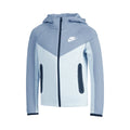 Tech Fleece Full-Zip Gilet en coton Garçons - bleu clair, gris