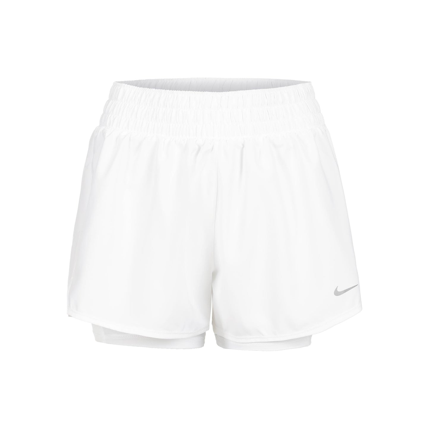 Nike Dri-Fit One High Rise 2in1 3in Shorts Femmes - blanc