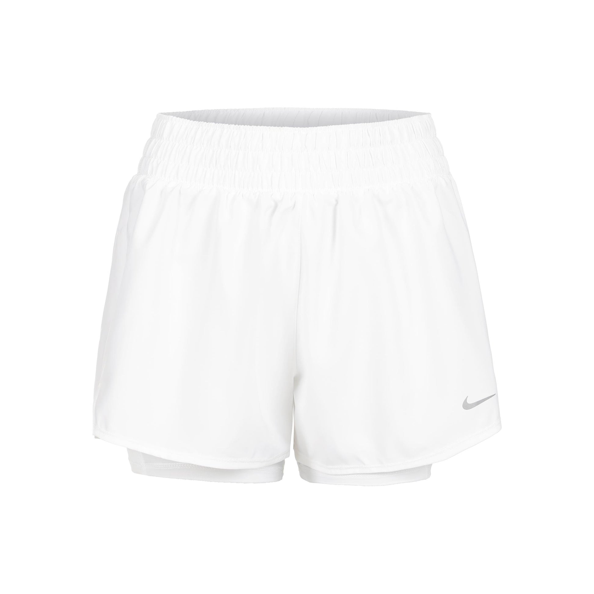 Nike Dri-Fit One High Rise 2in1 3in Shorts Femmes - blanc