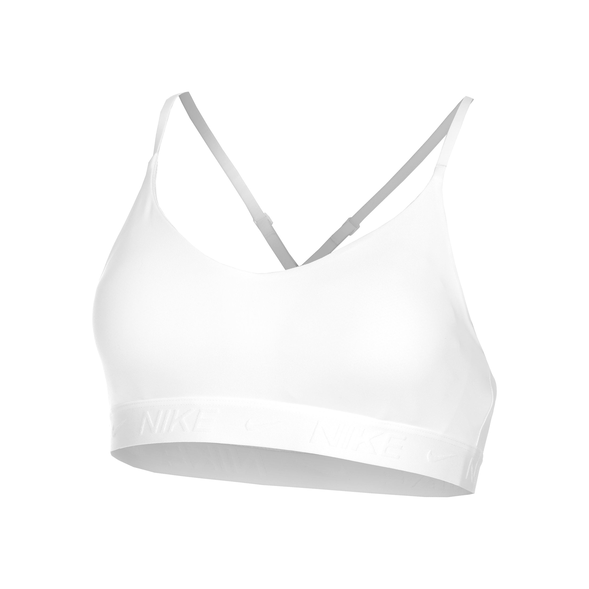 Nike Dri-Fit INDY LGT Support Soutien-gorge sport Femmes-blanc