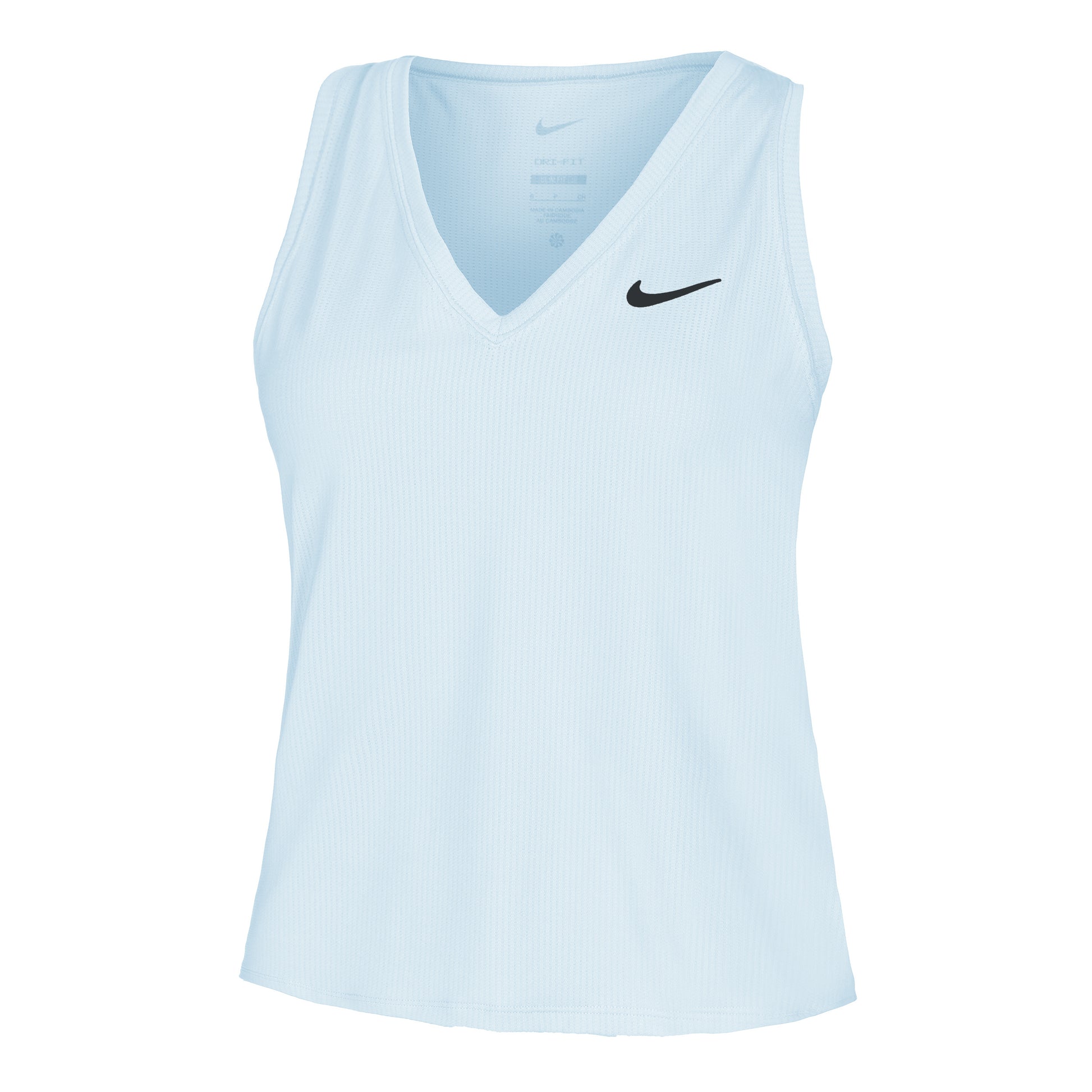 Nike Dri-Fit Victory Court Débardeur tank top Femmes - bleu clair, noir