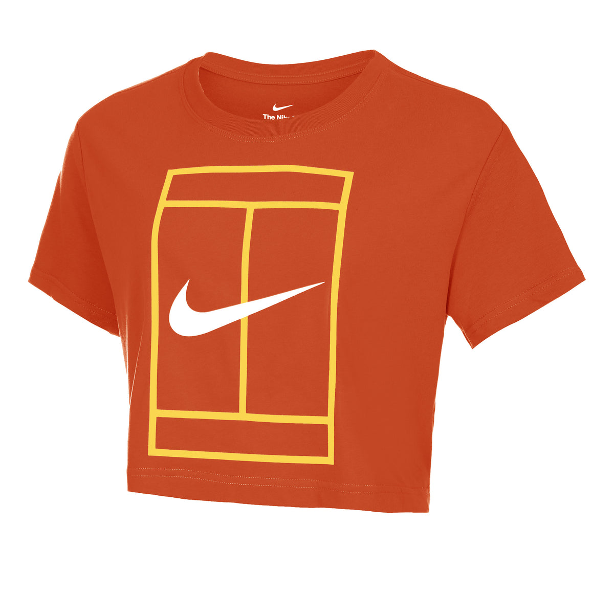 Nike Dri-Fit Heritage Crop T-shirt Femmes - rouille,