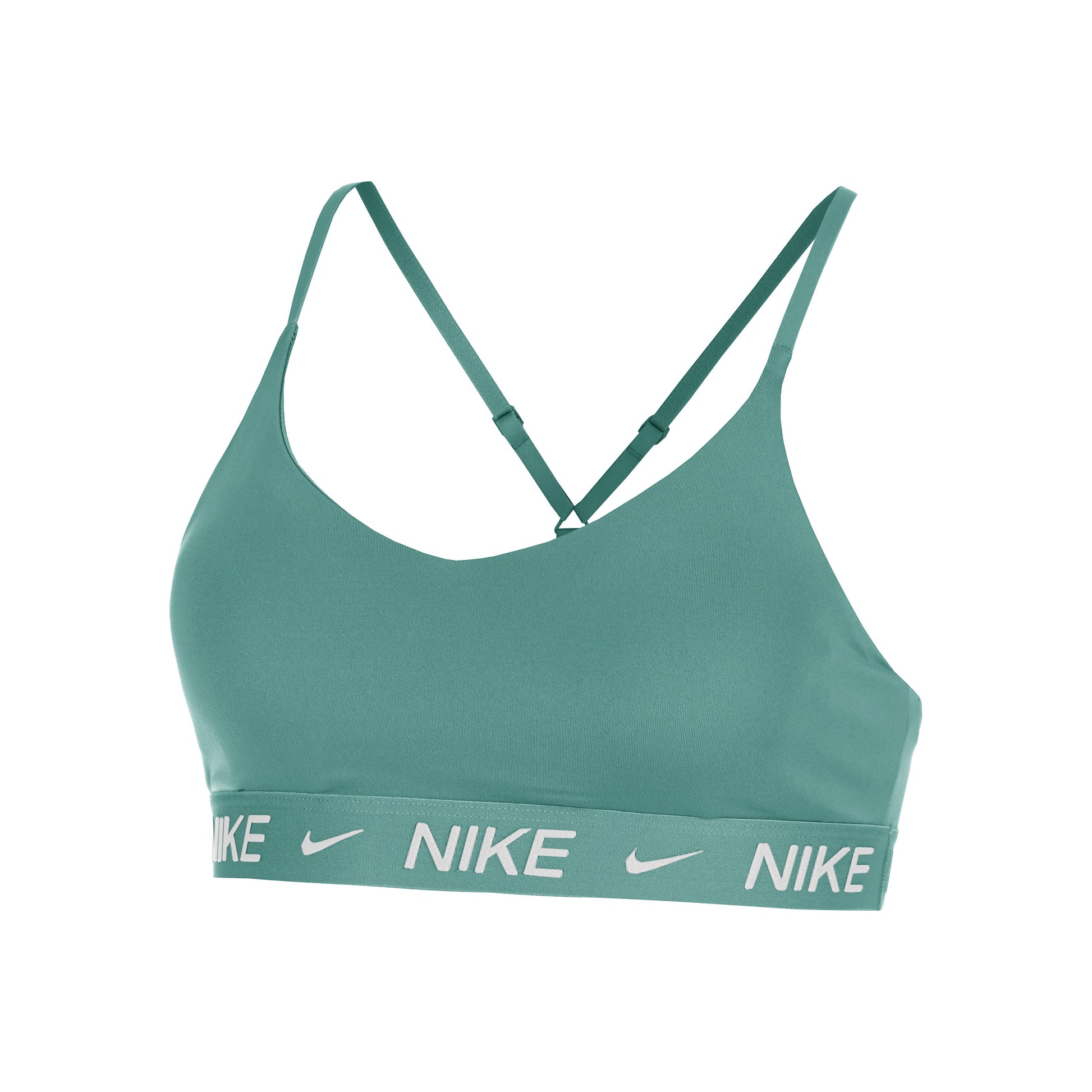 Nike Dri-Fit INDY LGT Support Soutien-gorge sport Femmes-vert foncé