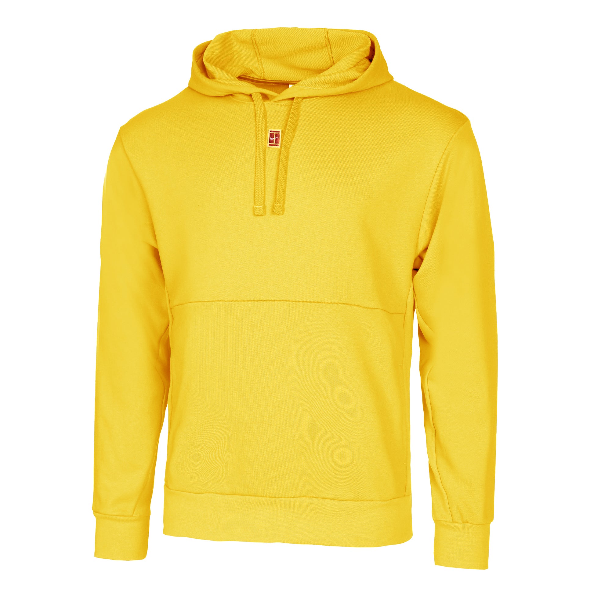 Nike Dri-Fit Court Heritage Fleece Sweat à capuche Hommes - jaune doré,