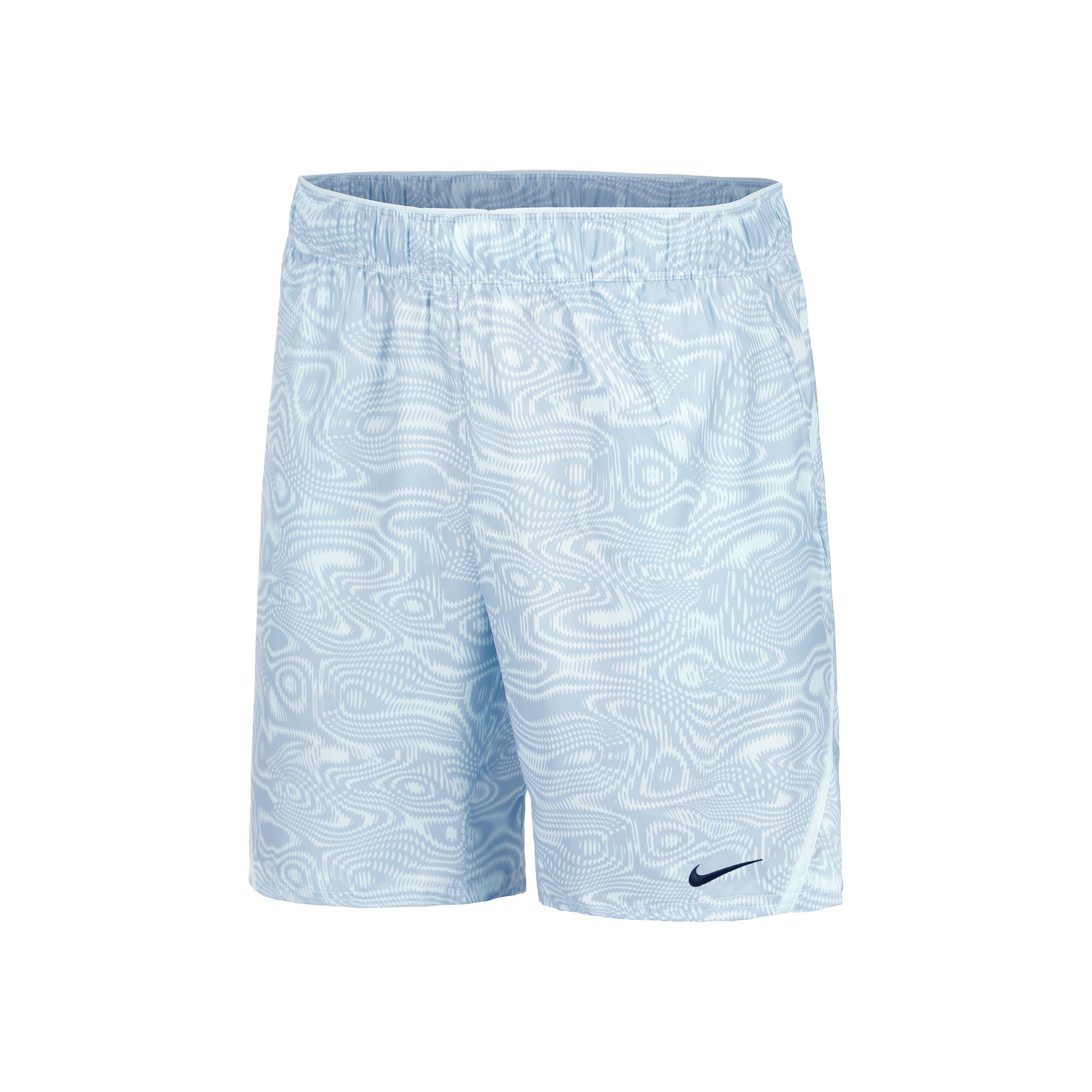 Nike Court Victory Dri-Fit 9in AOP Shorts Hommes - bleu clair,