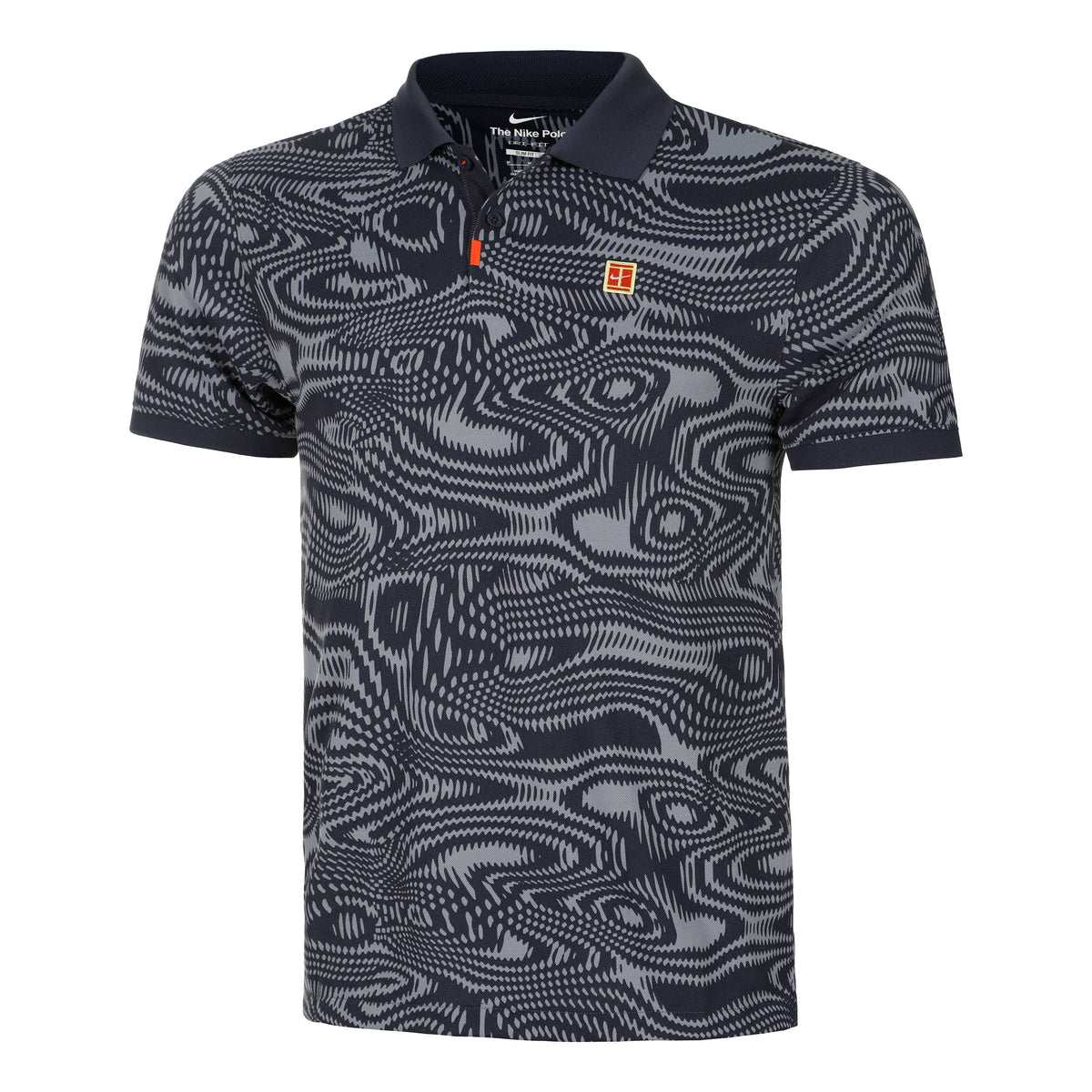 Nike Dri-Fit Heritage Polo Hommes - bleu foncé,