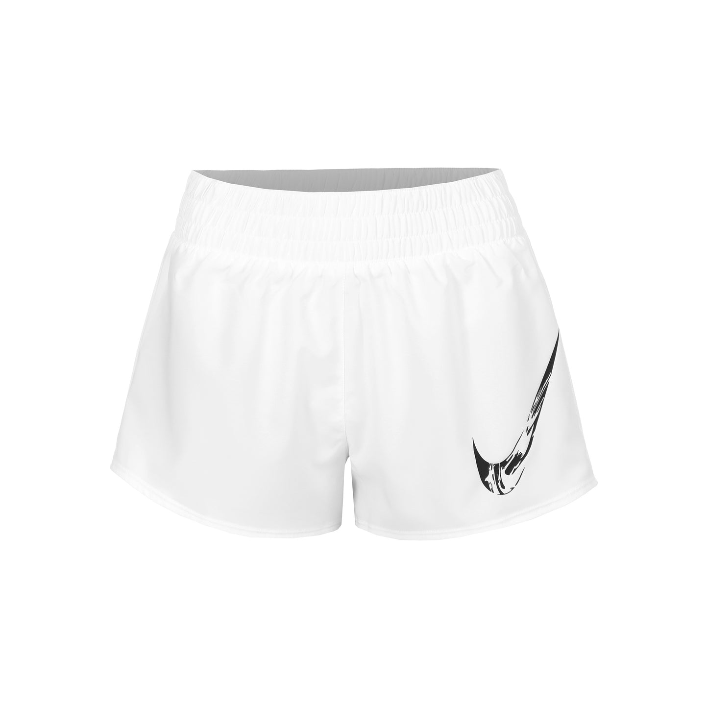 Nike Dri-Fit One Swoosh Short De Running Femmes-Blanc