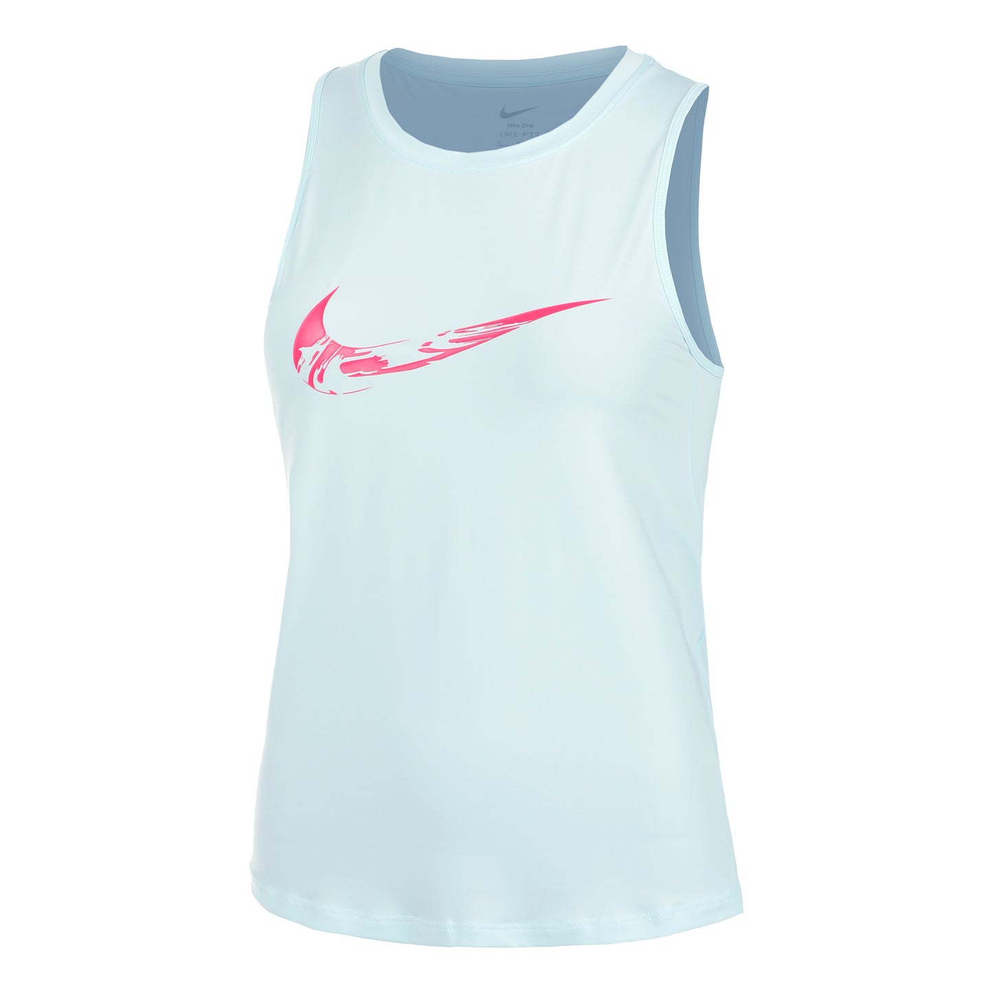 Nike Dri-Fit One Swoosh Maillot de course Femmes - bleu clair,