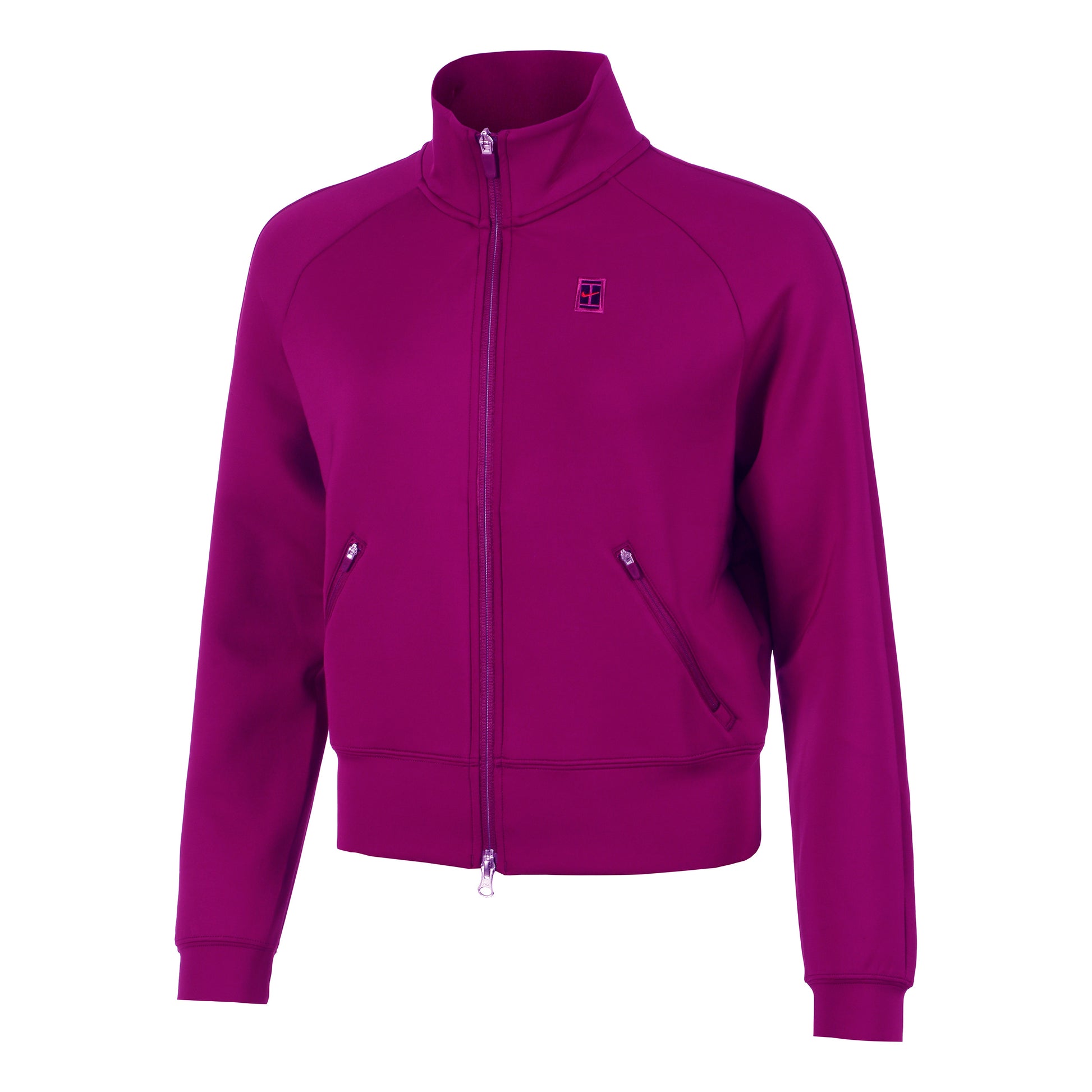 Nike Court Dri-Fit Heritage Veste de survêtement Femmes - berry,