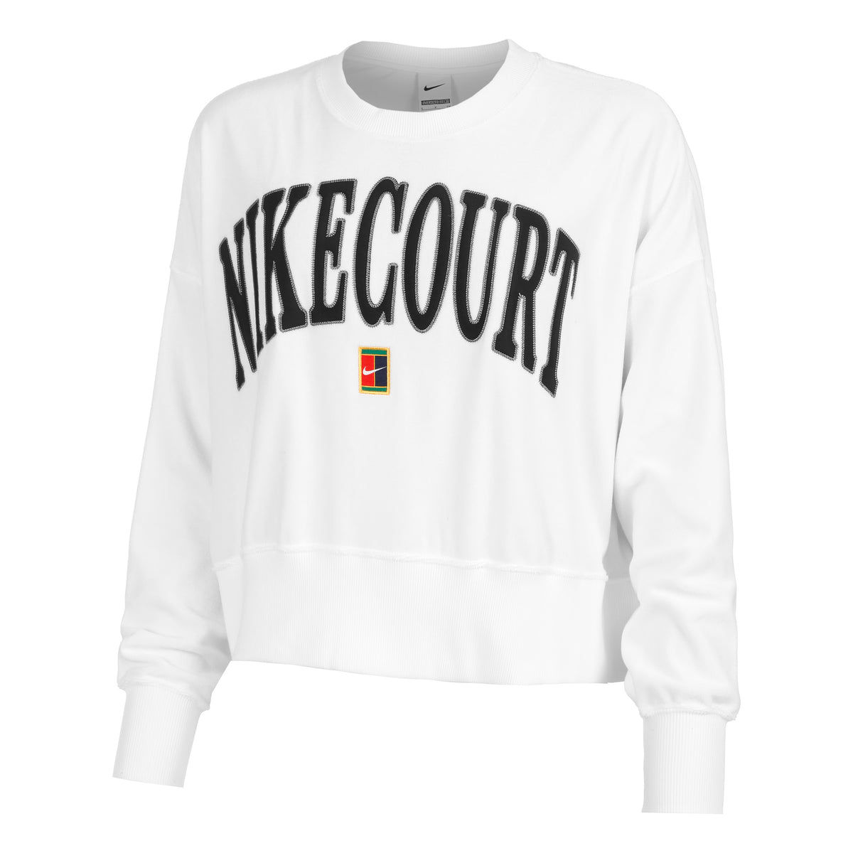 Nike Court Heritage Fleece OOS GFX Sweat-shirt Femmes - blanc,