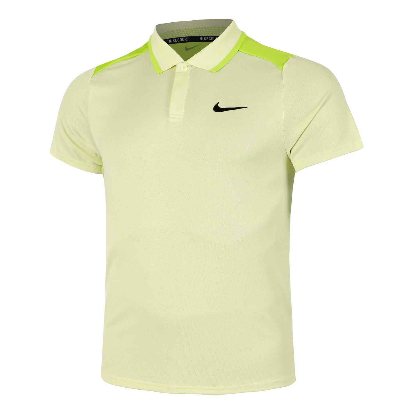 Nike Court Dri-Fit Advantage Polo Hommes - jaune,