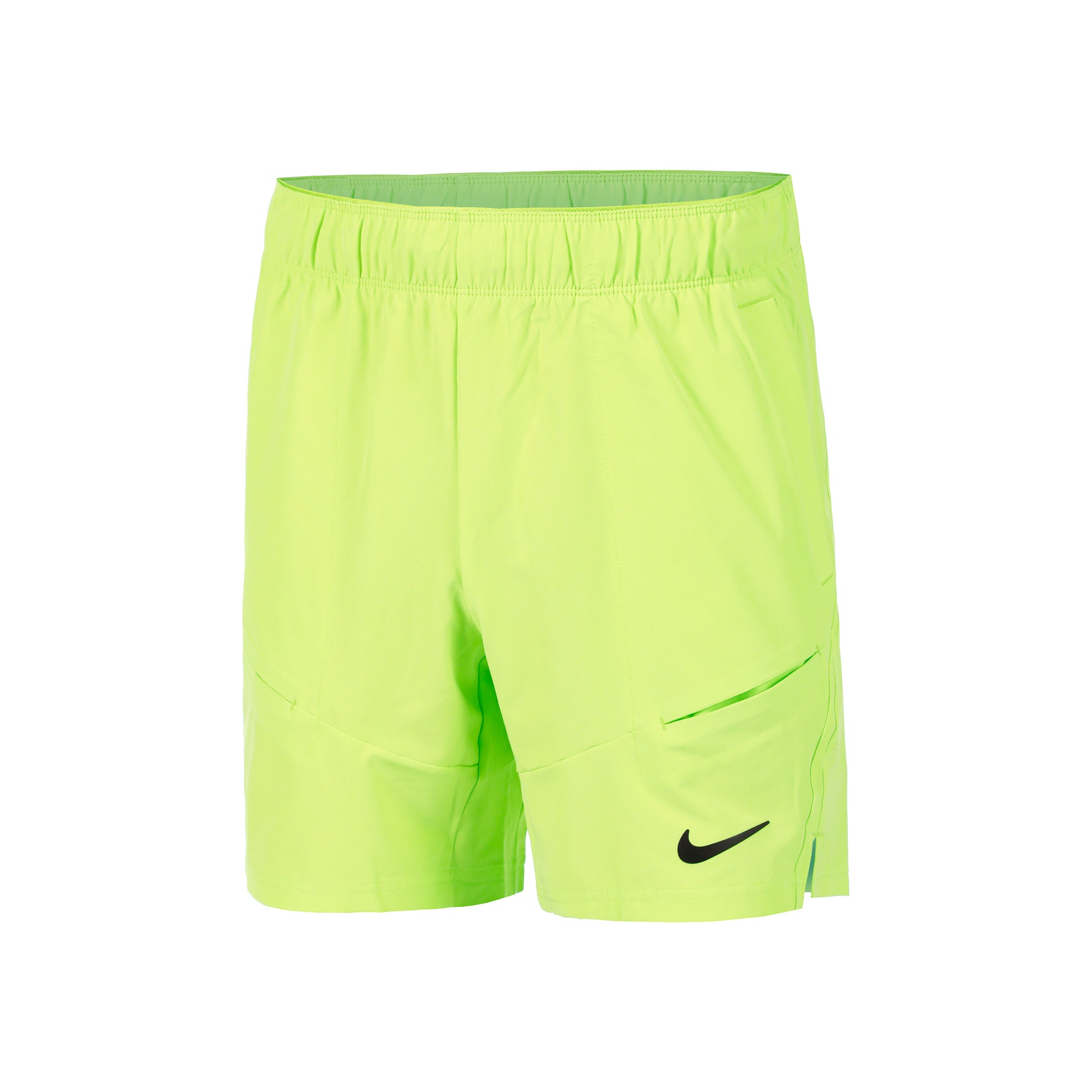 Nike Court Dri-Fit Advantage  7in Shorts Hommes - jaune lemon,