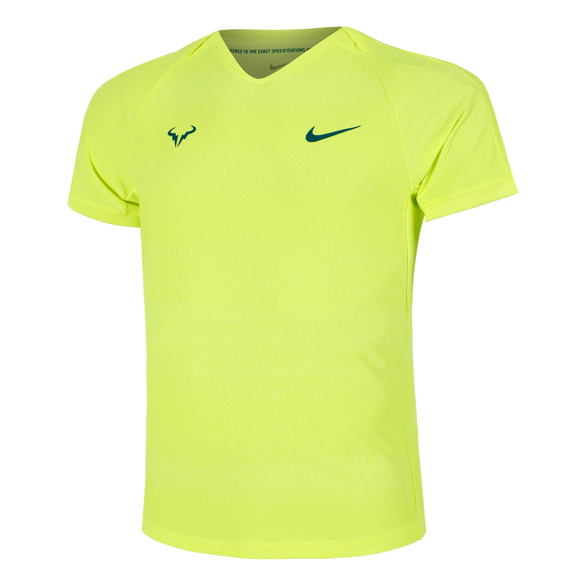 Nike Rafa Court Dri-Fit Advantage T-shirt Hommes - jaunes fluo,