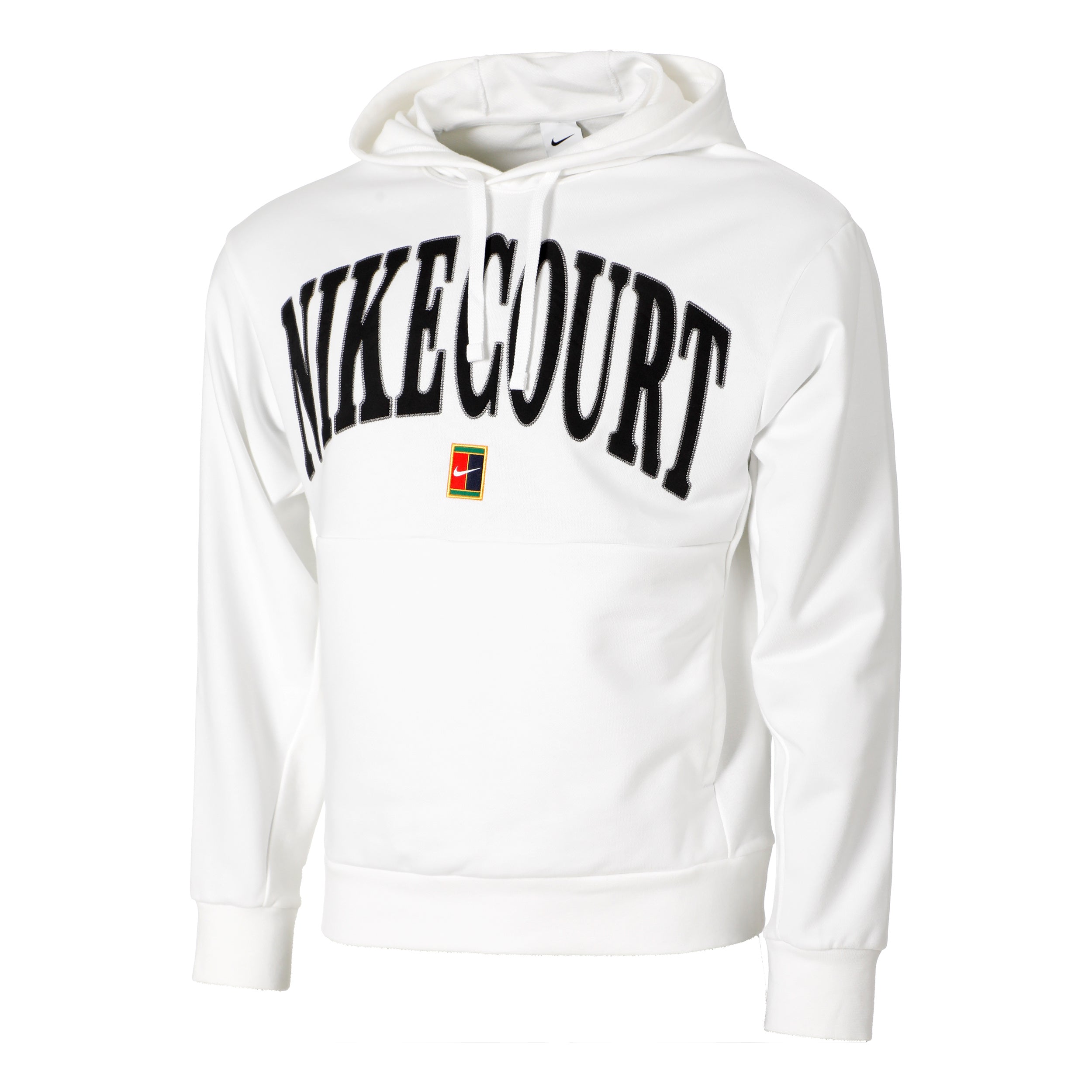 Nike Dri-Fit Fleece Heritage Sweat À Capuche Hommes-Blanc,Noir