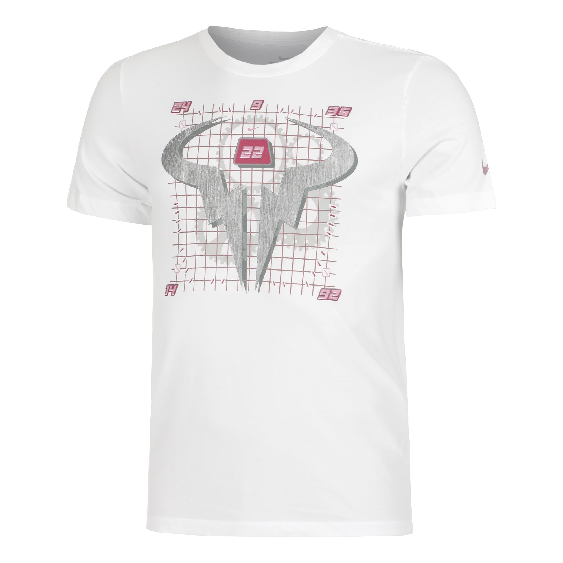 Nike Dri-Fit Rafa OC T-shirt Hommes - blanc, multicouleur