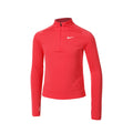 Dri-Fit Half-Zip Haut manches longues Filles - pink fluo,
