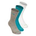 Everyday Plus Cushioned Chaussettes de sport Pack de 3 Unisex - gris, turquoise