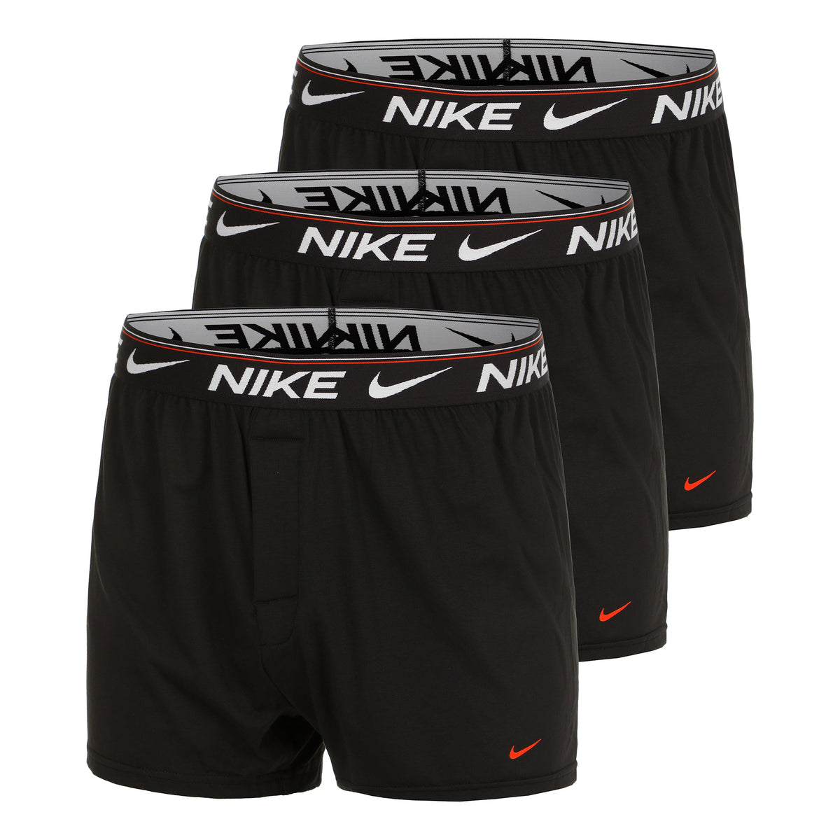 Nike Caleçon Pack de 3 Hommes - noir,