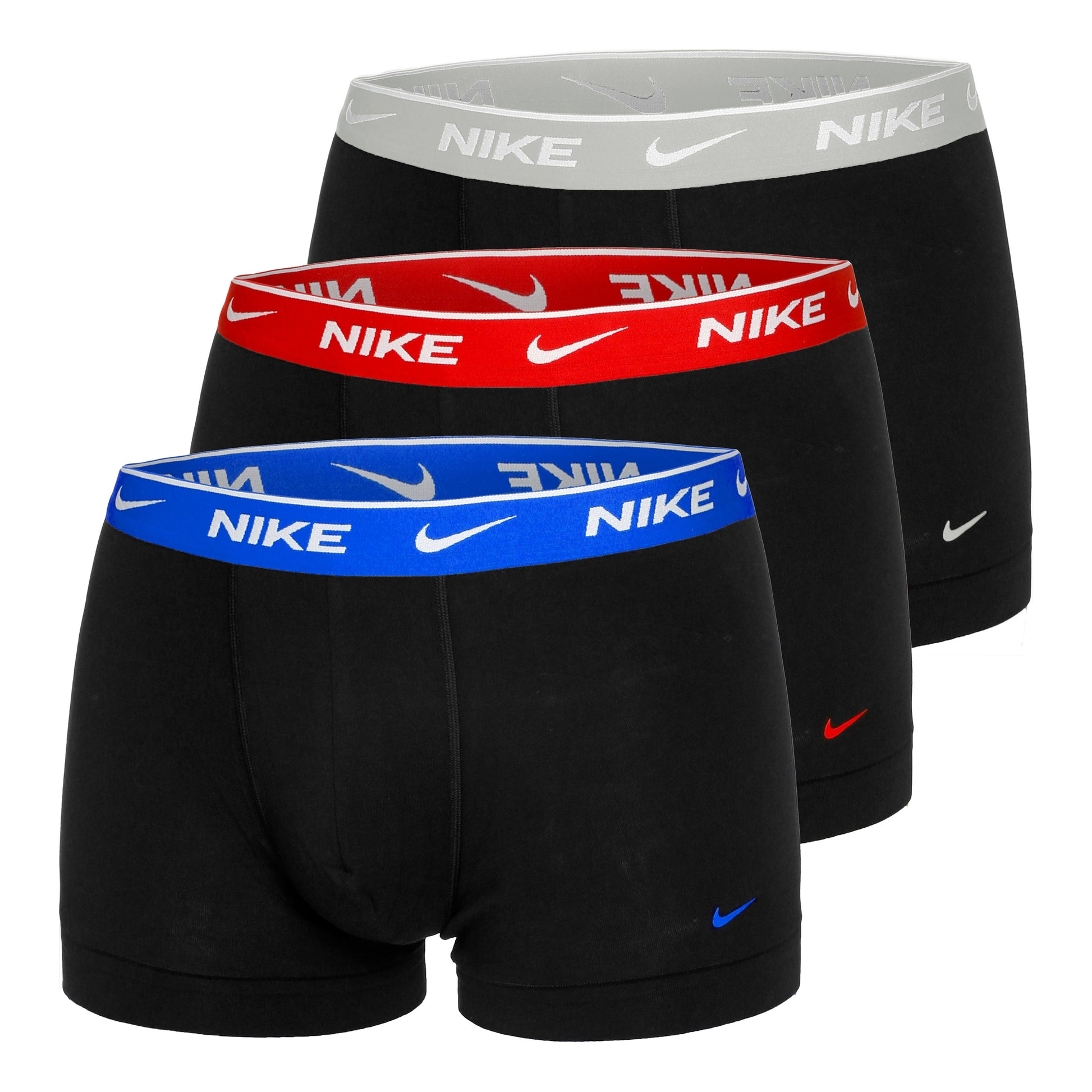 Nike Everyday Stretch Trunk Caleçon Pack de 3 Hommes - multicouleur, noir