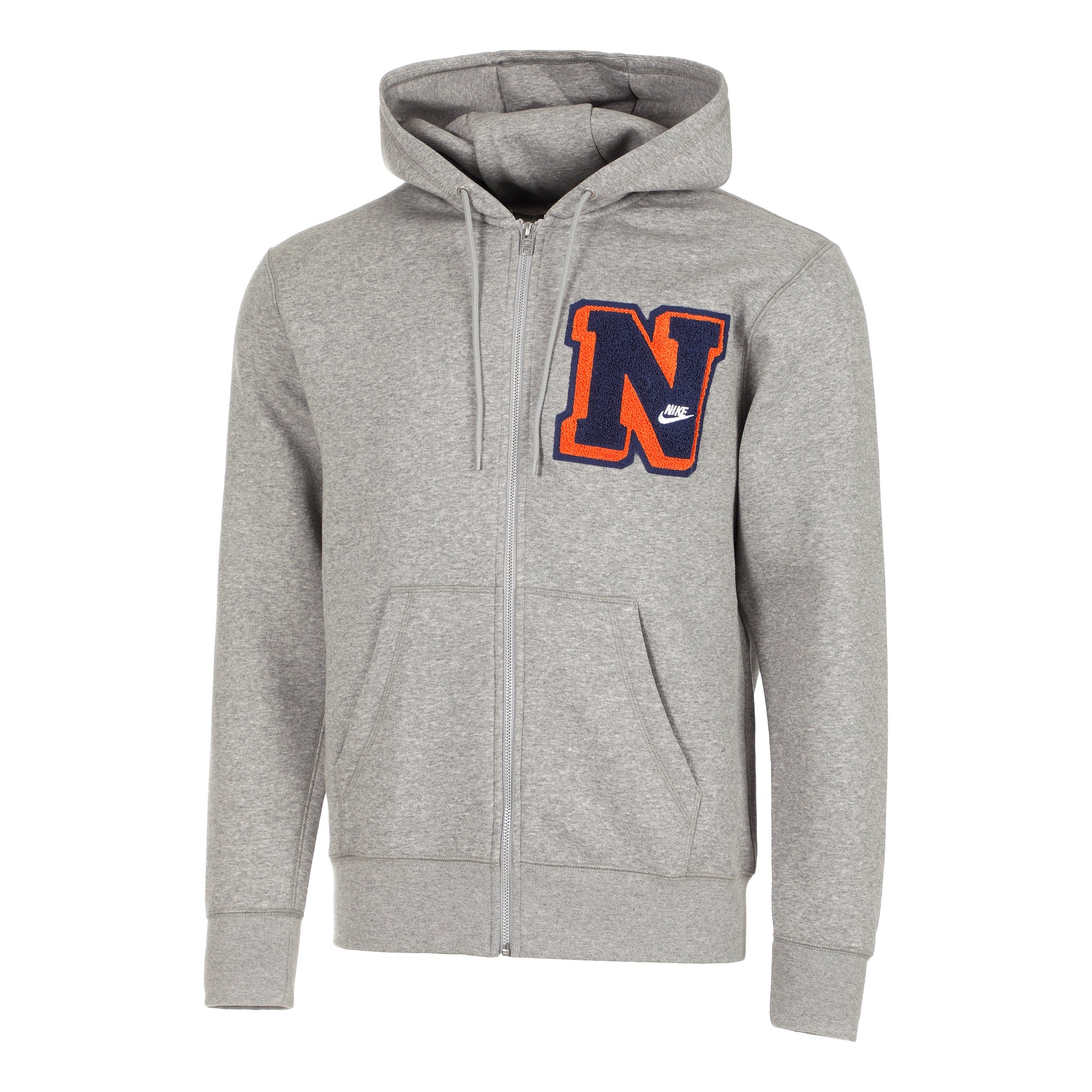 Nike Club Full Zip Gilet en coton Hommes - gris,