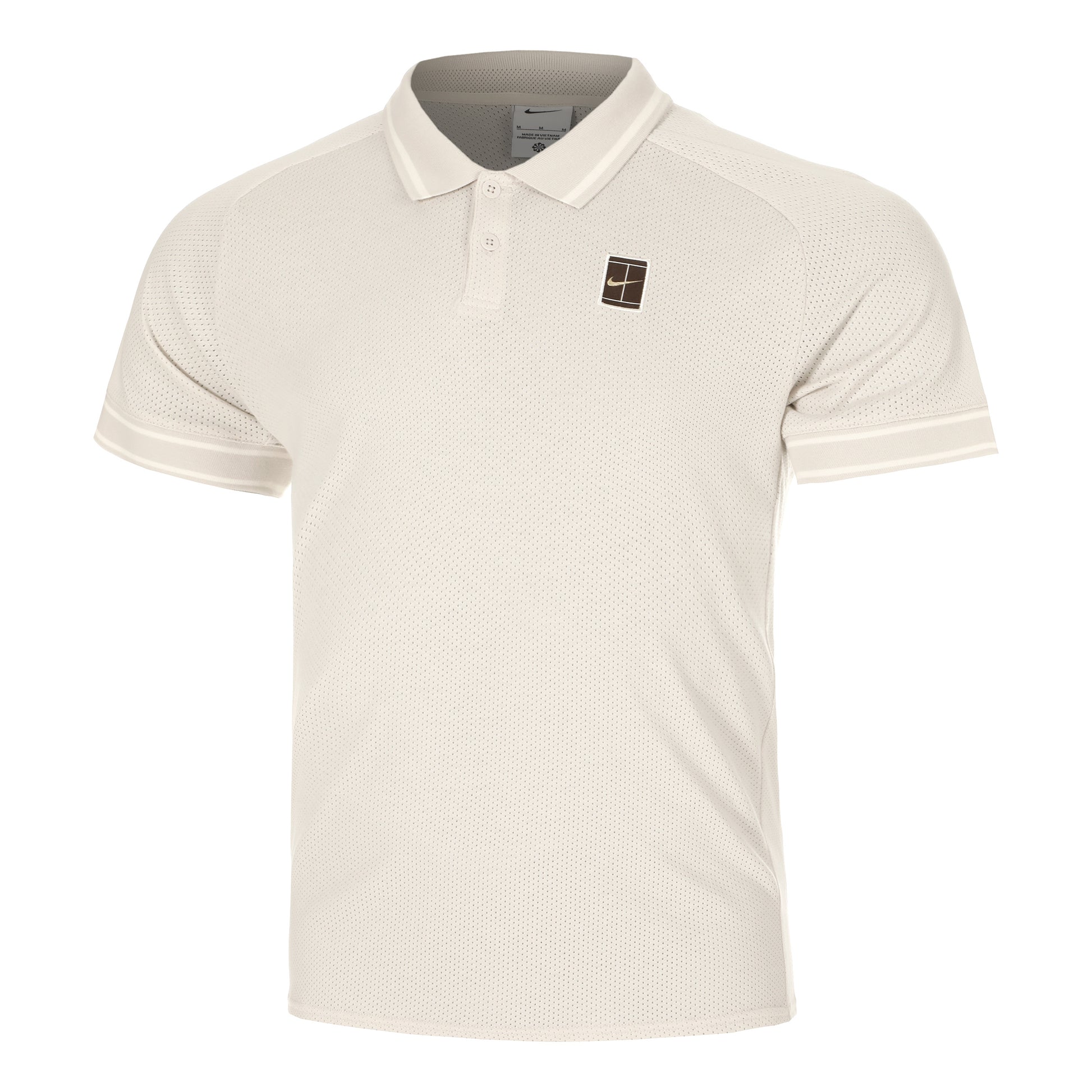 Nike Court Heritage Polo Hommes-Crème