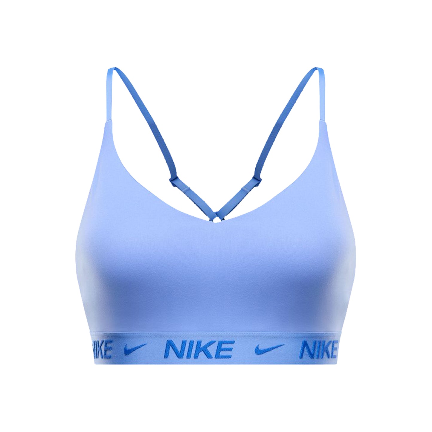 Nike Dri-Fit INDY LGT Support Soutien-gorge sport Femmes-bleu clair
