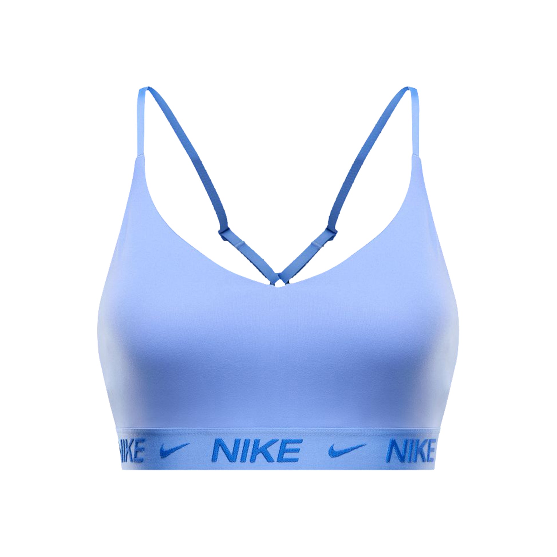 Nike Dri-Fit INDY LGT Support Soutien-gorge sport Femmes-bleu clair