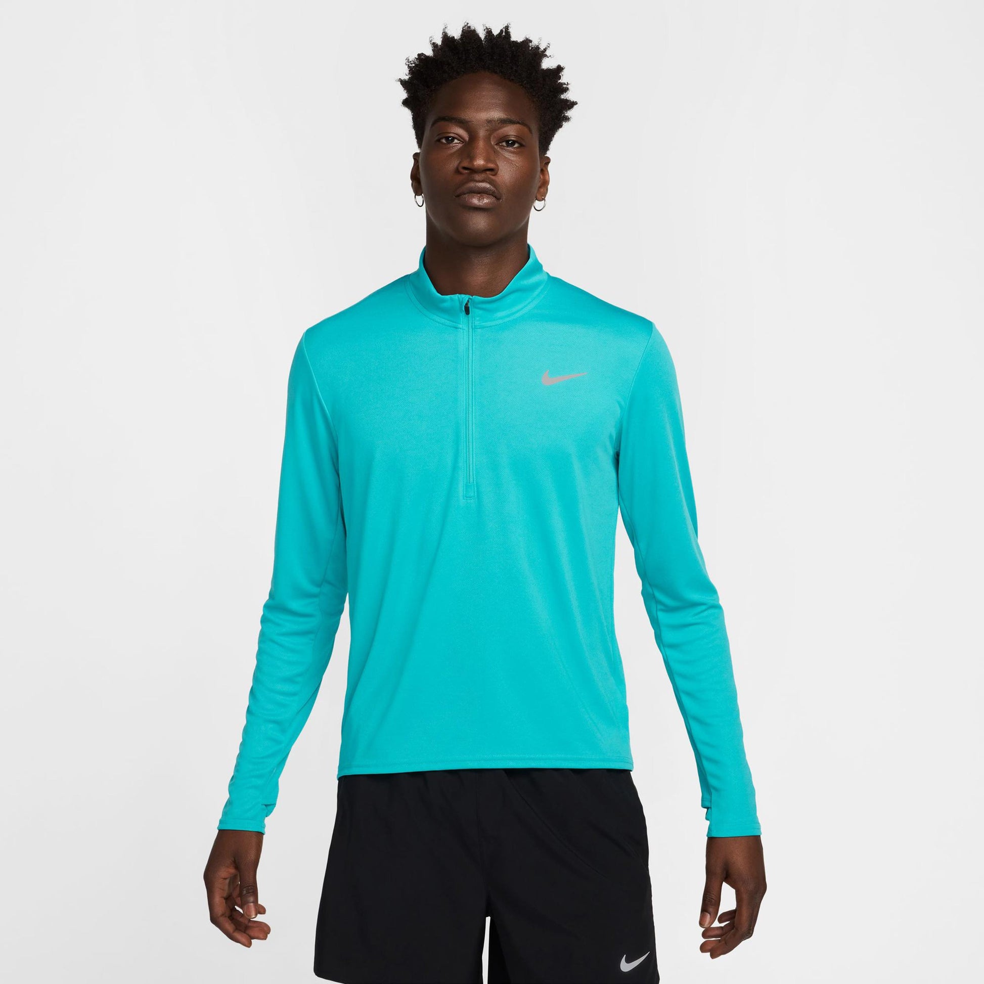 Nike Pacer Half-Zip Maillot de course Hommes - turquoise