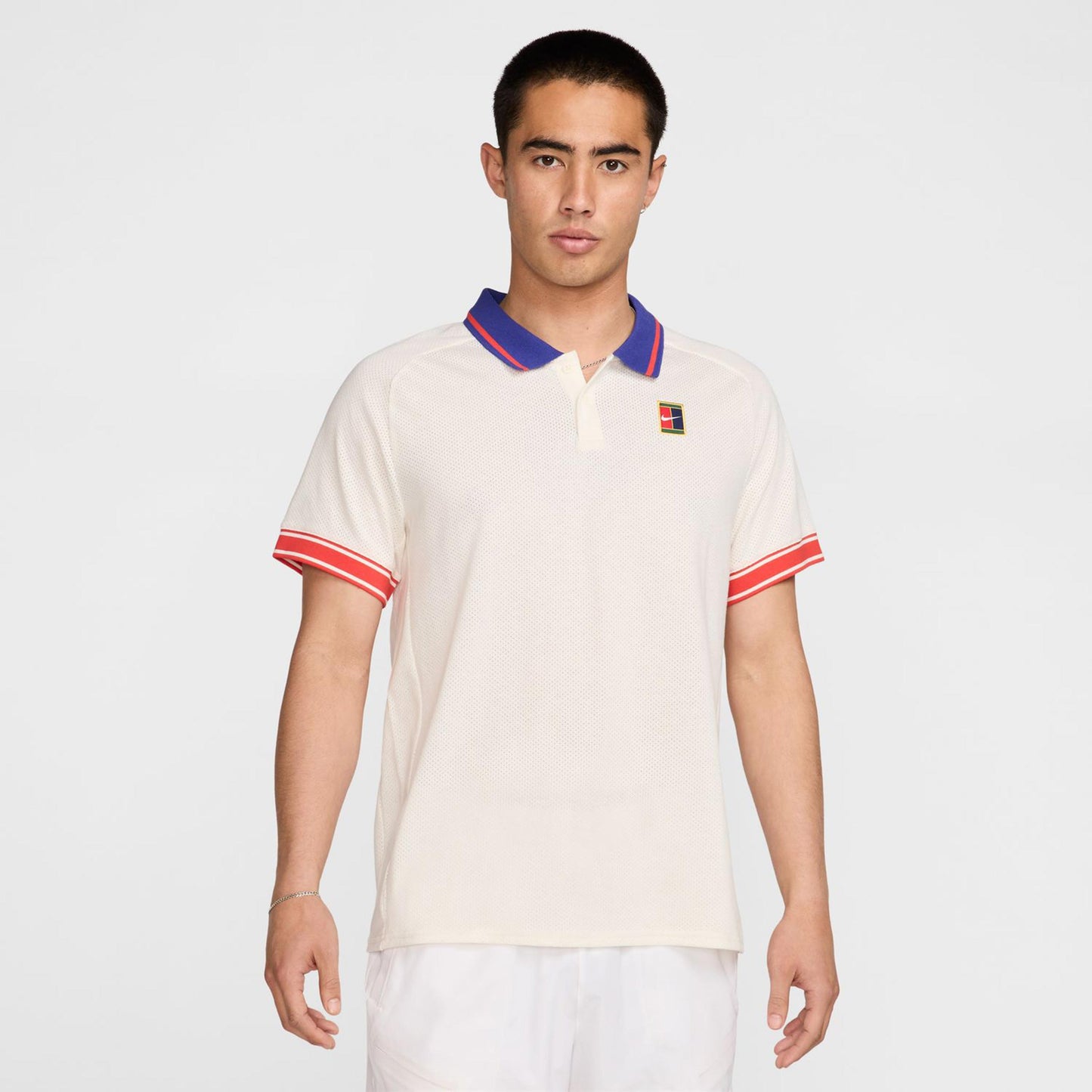 Nike Court Heritage Polo Hommes - beige,