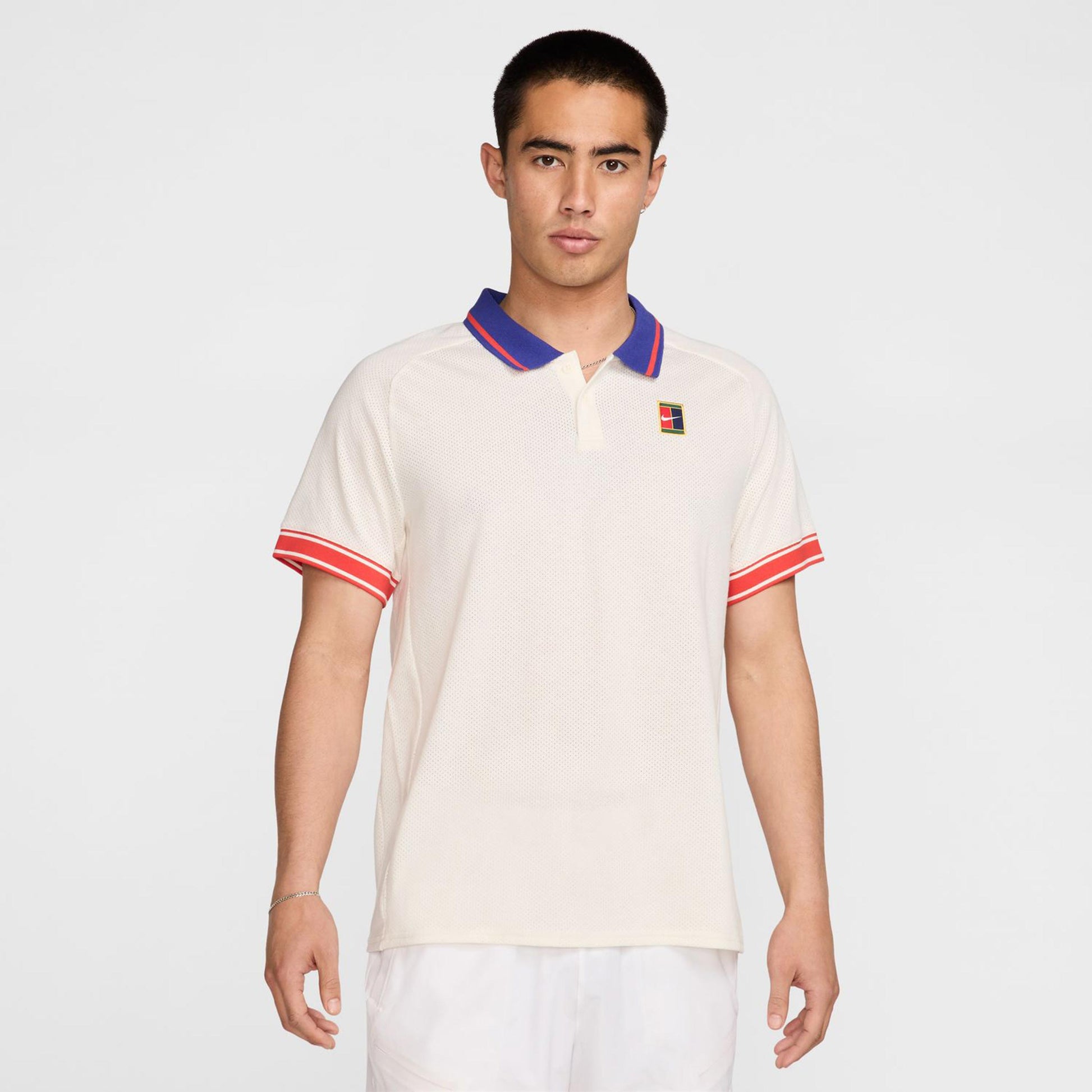 Nike Court Heritage Polo Hommes - beige,