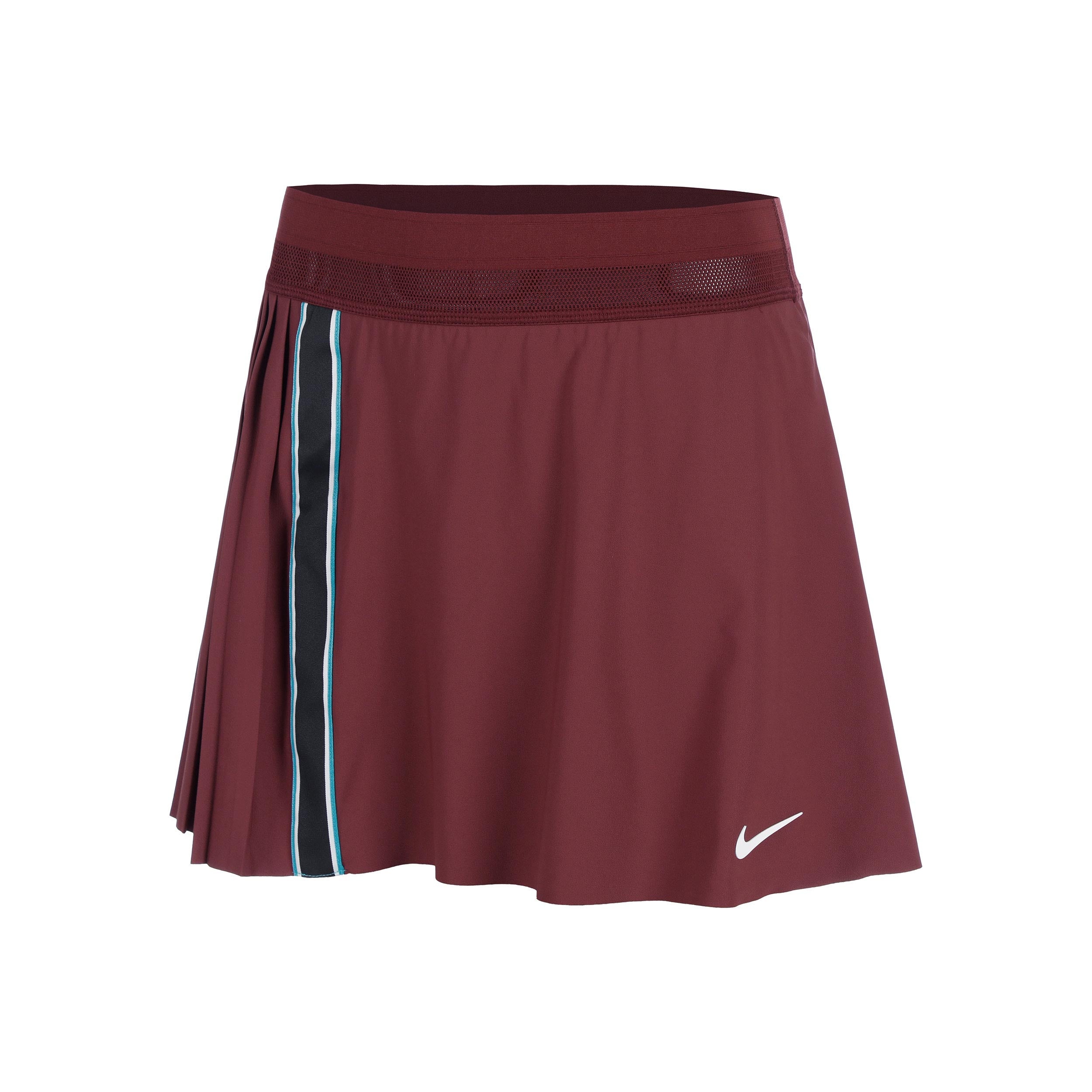 Nike Court Dri-FIT Slam High Rise Jupe Femmes-Rouge Foncé