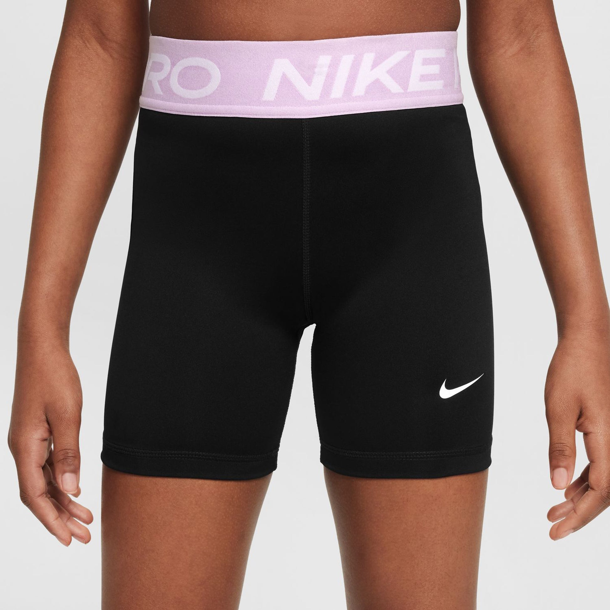 Nike Dri-Fit Big Kids 3in Shorts Filles - noir, lilas