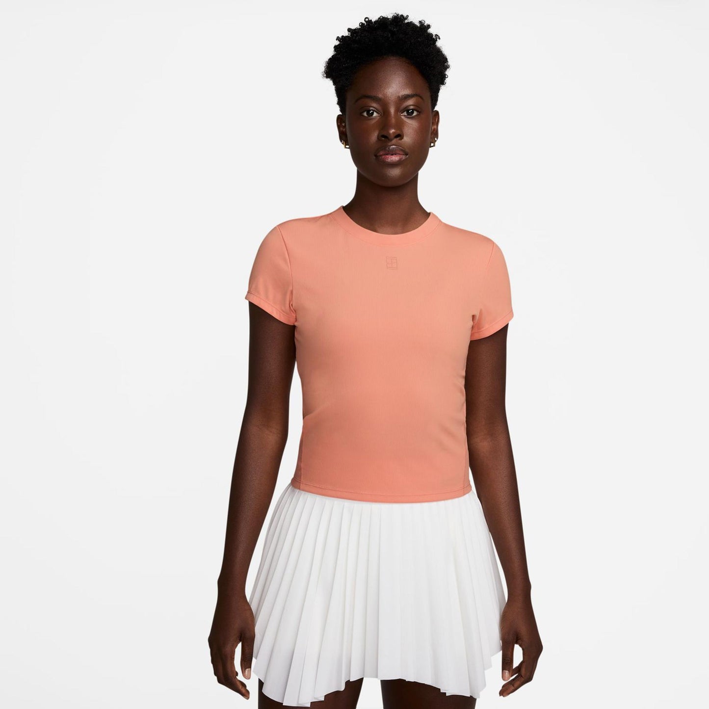 Nike Court Dri-FIT Advantage T-shirt Femmes-Abricot