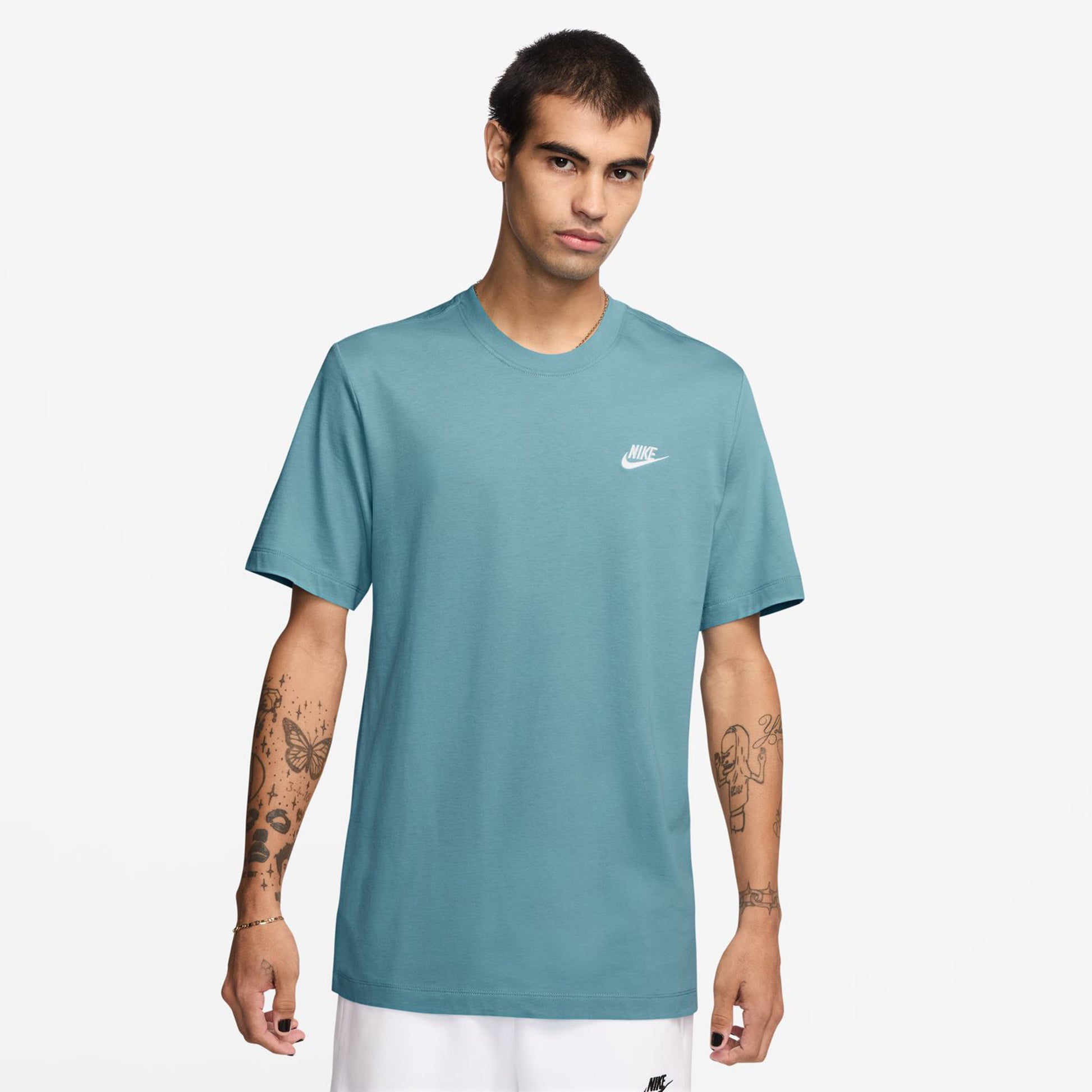 Nike Sportswear Club T-shirt Hommes - bleu gris,