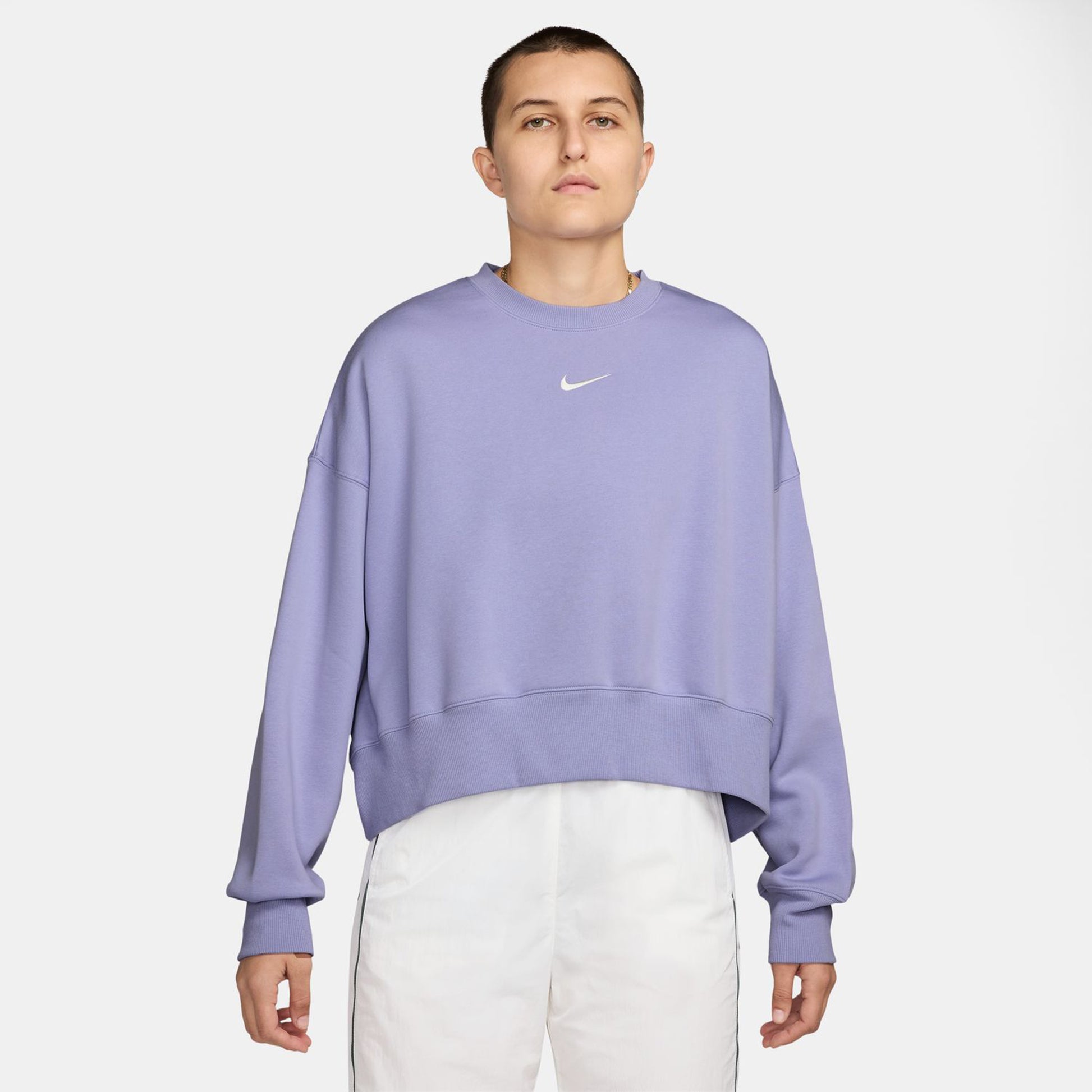 Nike Sportswear Phoenix Fleece Oversized Crew Sweat-shirt Femmes-Lilas