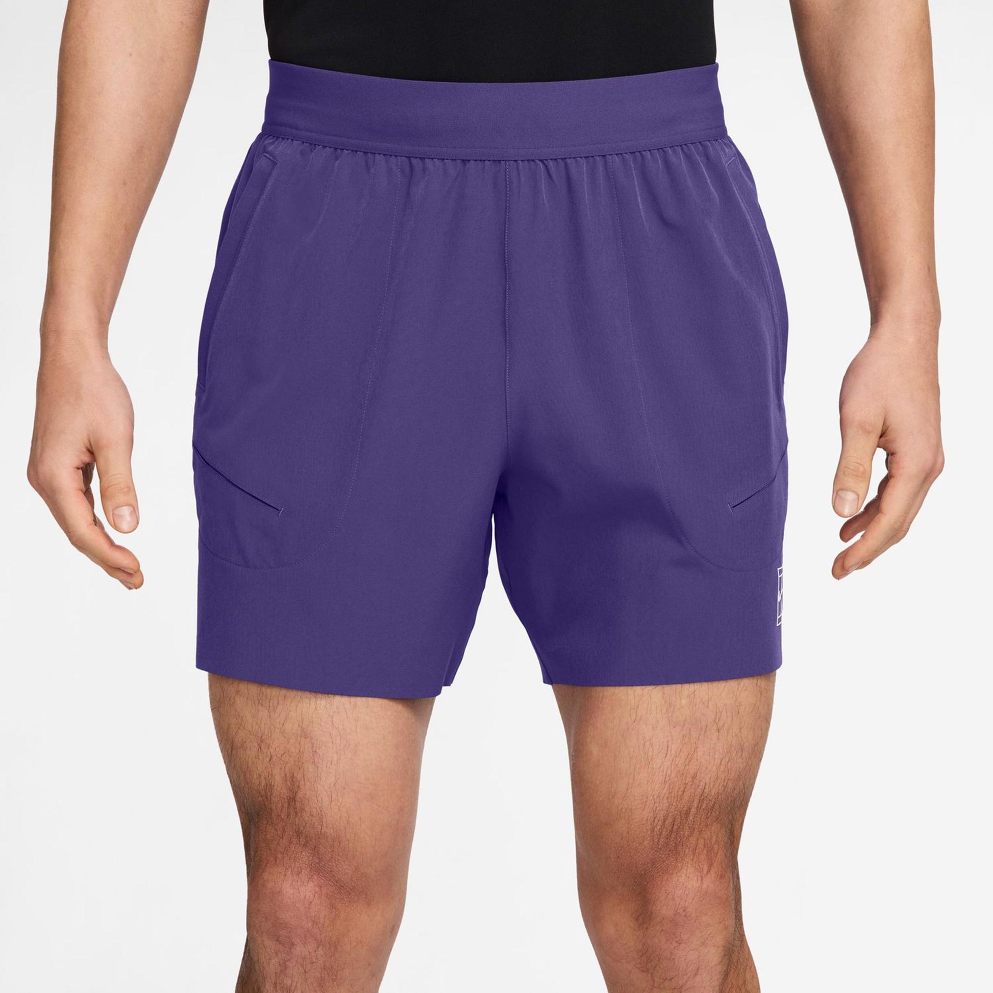 Nike Court Dri-Fit Advantage 6in Shorts Hommes-Violet