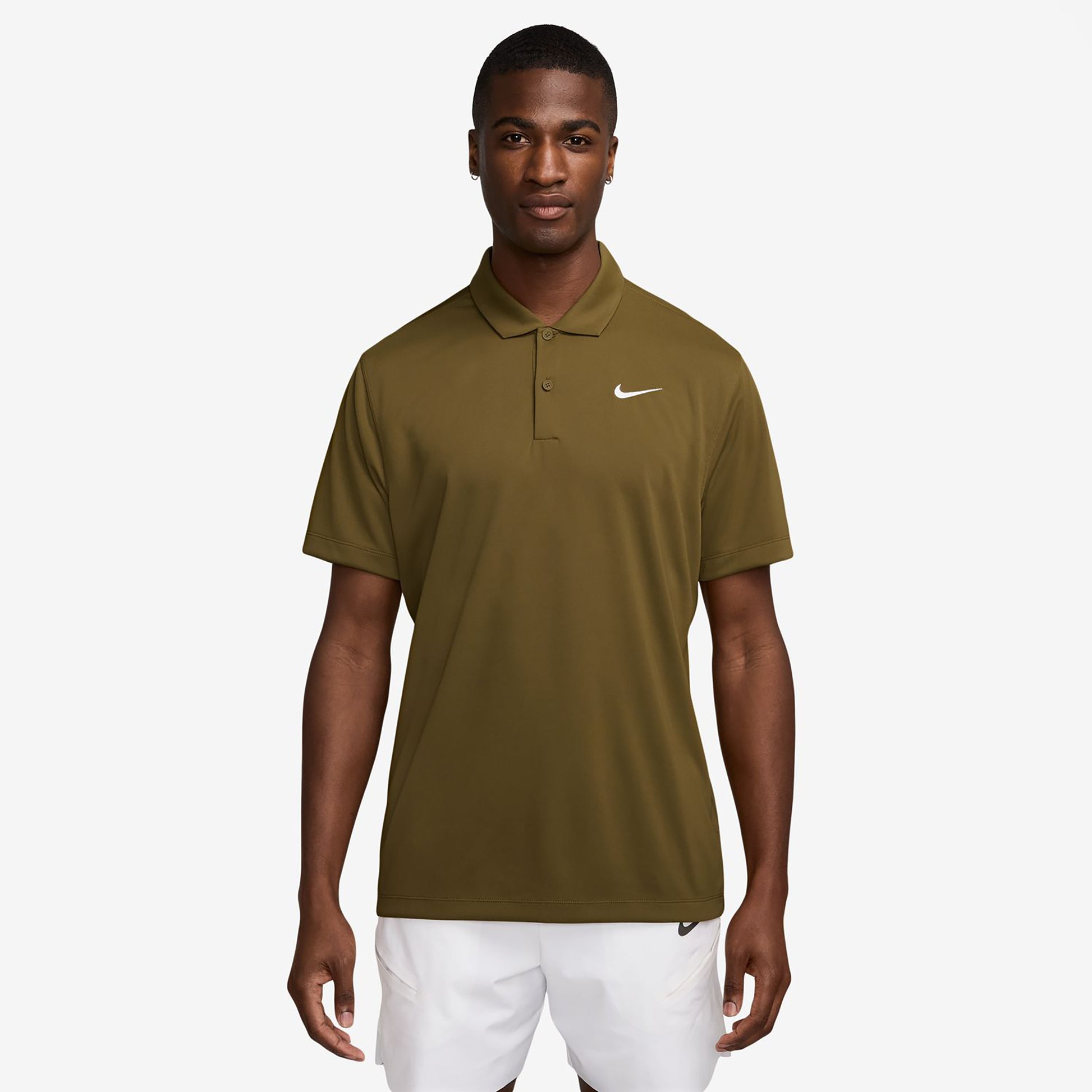 Nike Dri-Fit Victory Court Solid Polo Hommes - vert olive