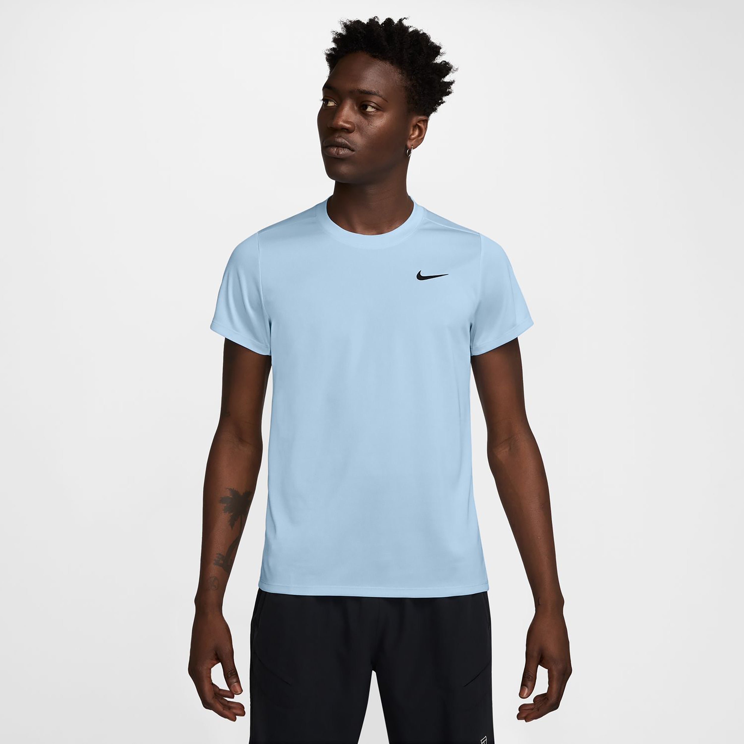 Nike Court Dry Victory T-shirt Hommes-Bleu Clair