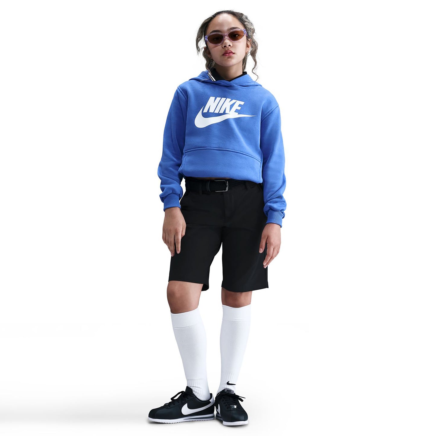 Nike Club Fleece Sweat À Capuche Enfants-Bleu